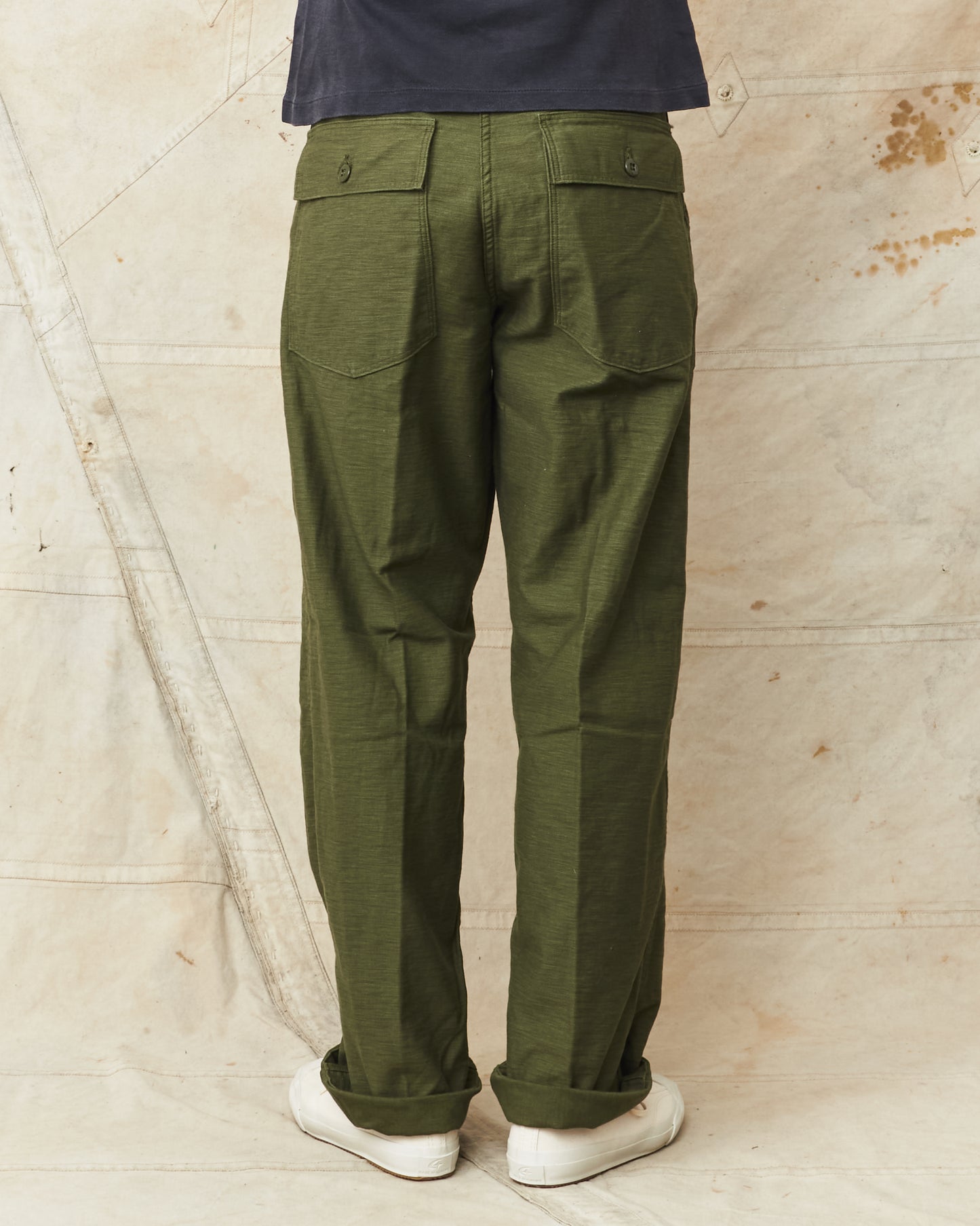OrSlow V5002 Vintage Fit Fatigue Pants Dark Olive