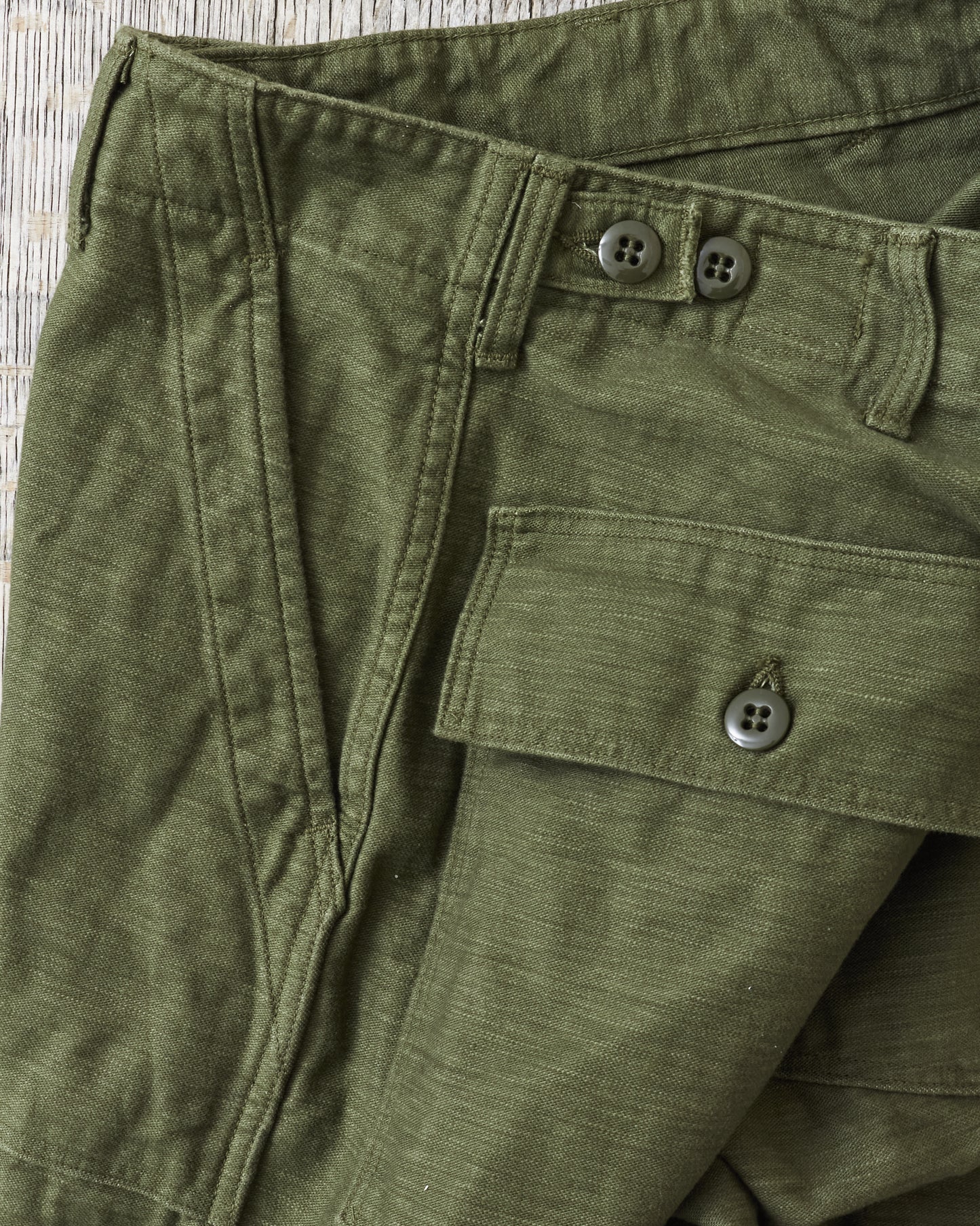 OrSlow V5002 Vintage Fit Fatigue Pants Dark Olive