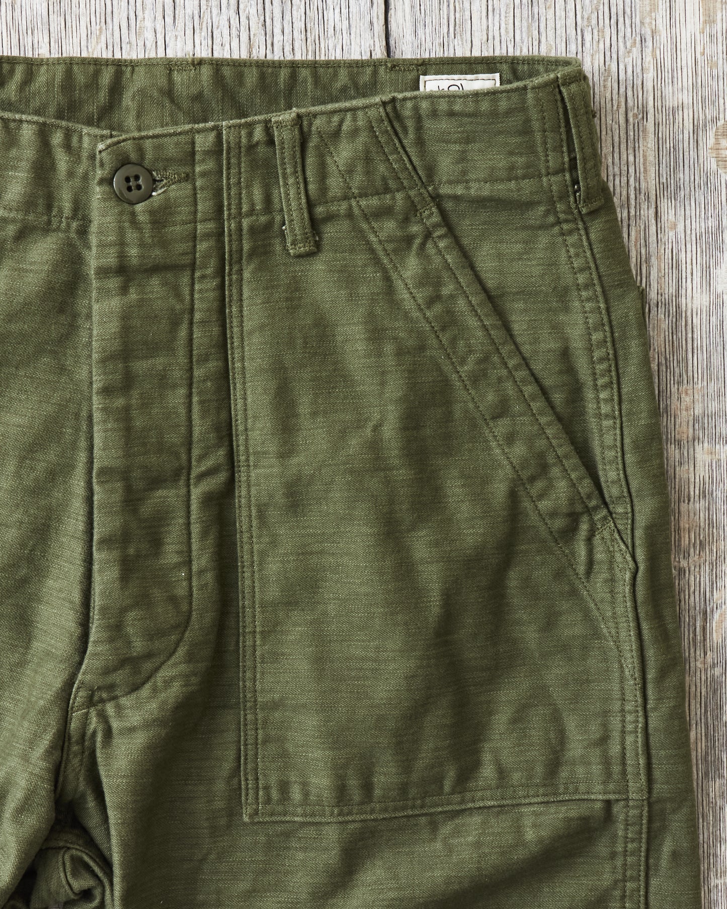 OrSlow V5002 Vintage Fit Fatigue Pants Dark Olive