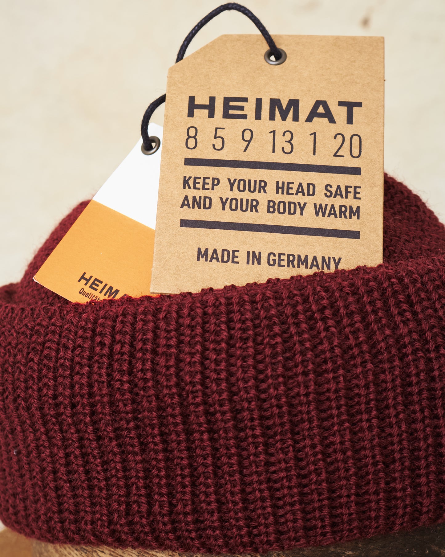 Heimat Mechanics Wool Hat Burgundy