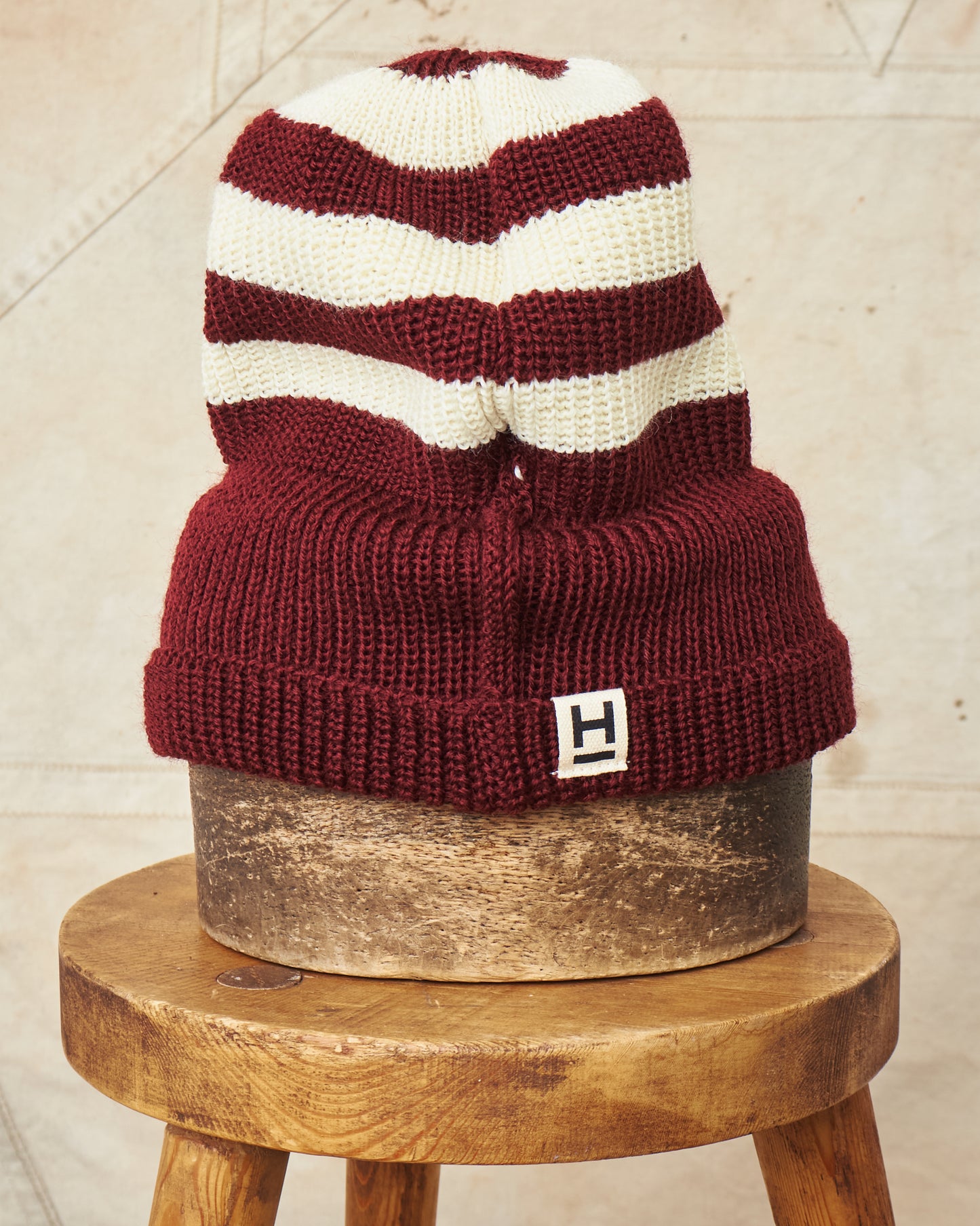 Heimat Jailhouse Mechanics Wool Hat Burgundy / Seashell