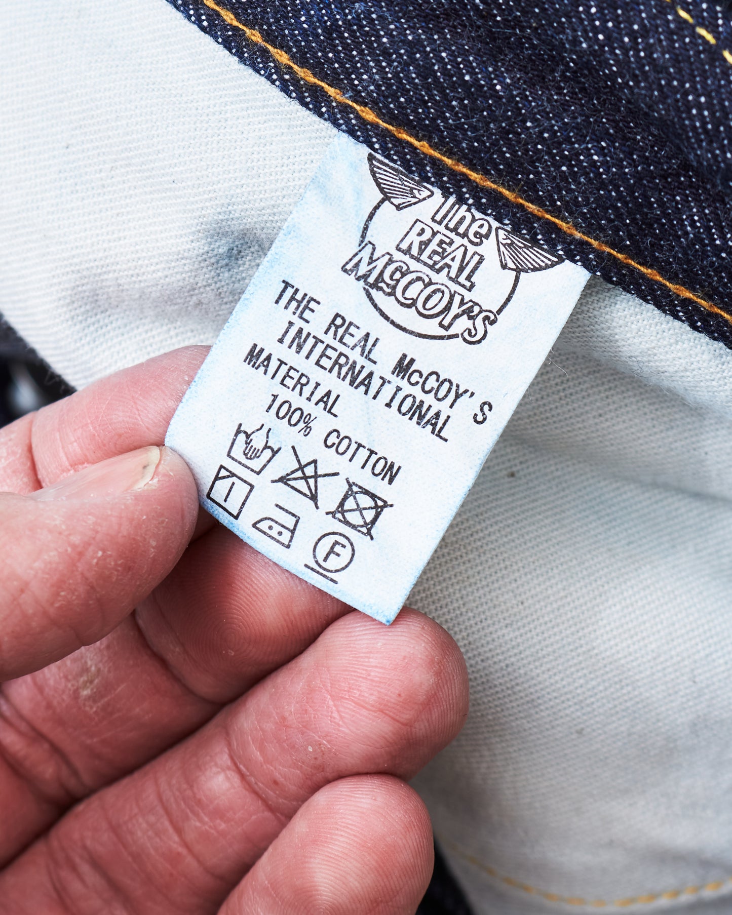 Second Hand Real McCoy's Lot 001XX Denim Indigo Size W32