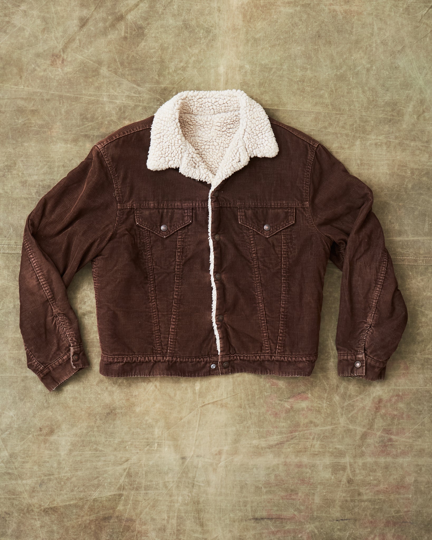 Levi's The Sherpa Corduroy Trucker Jacket, Harvest Gold