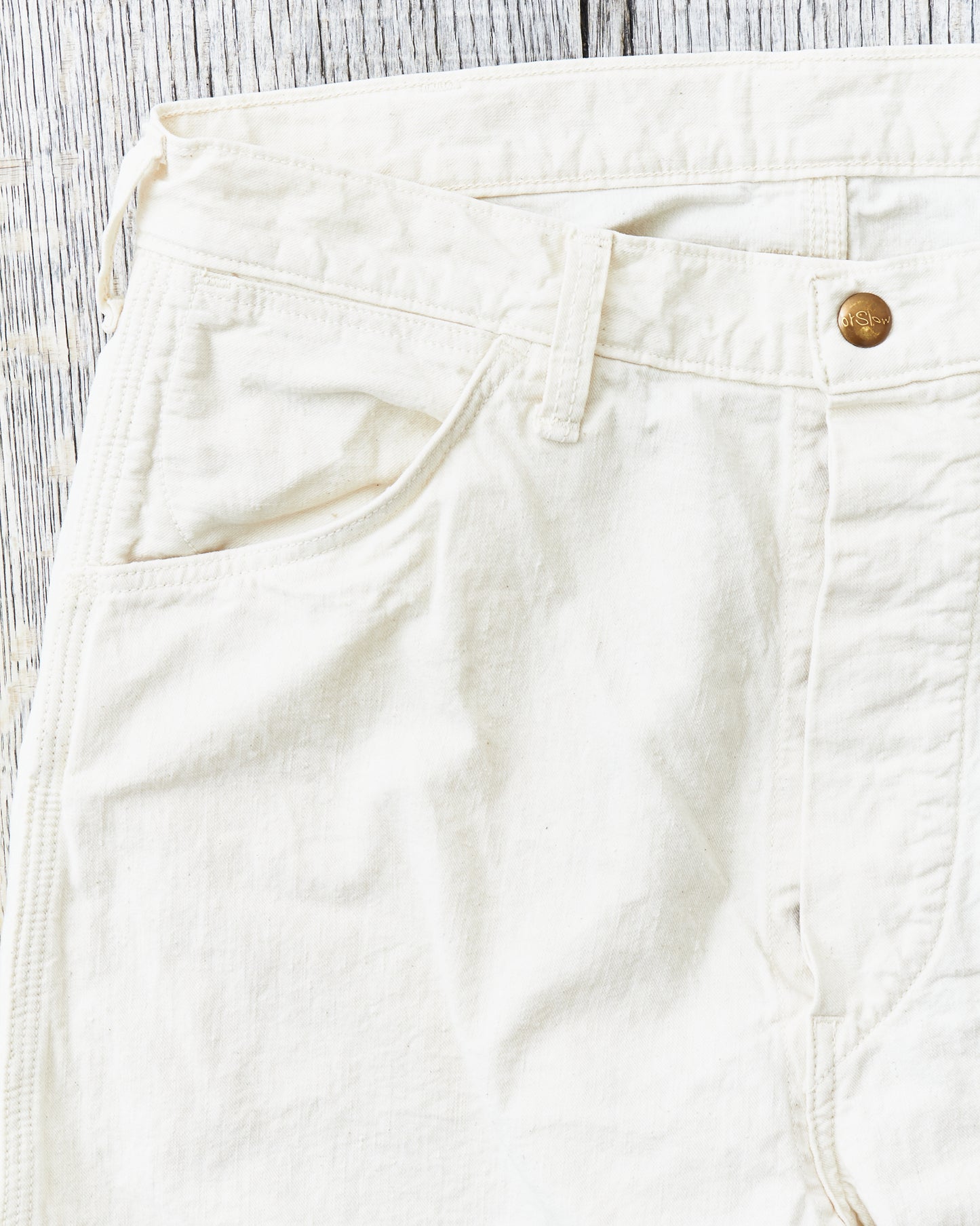 OrSlow Painter Pants Kinari Denim Ecru
