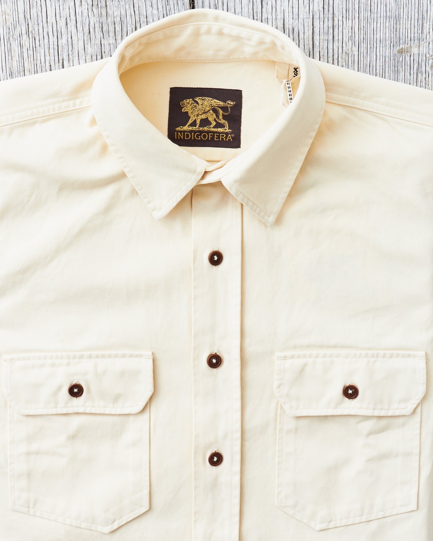 Indigofera Alamo Shirt Sand White