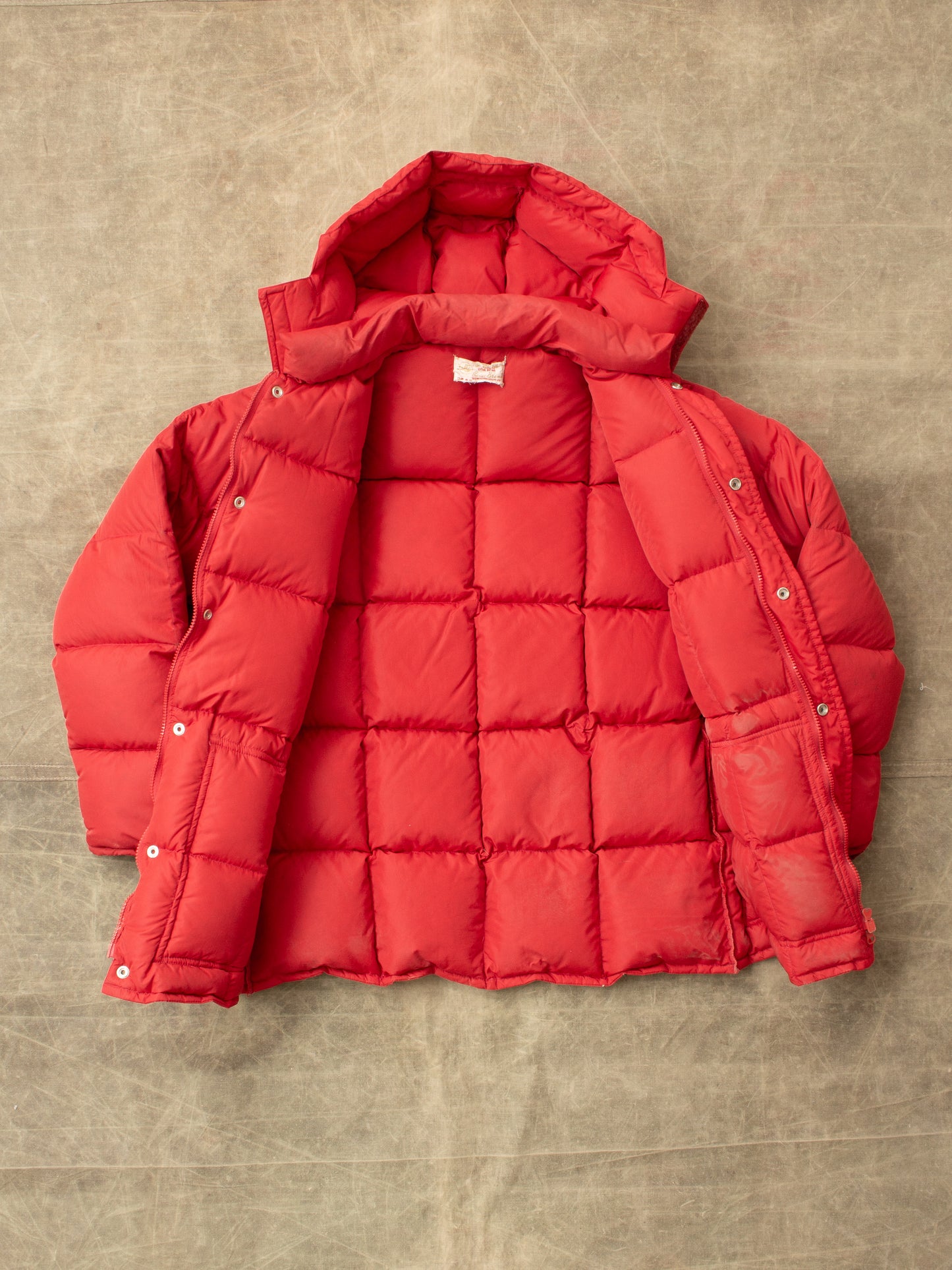 Vintage 70's Swan Brand Down Products Puffer Jacket