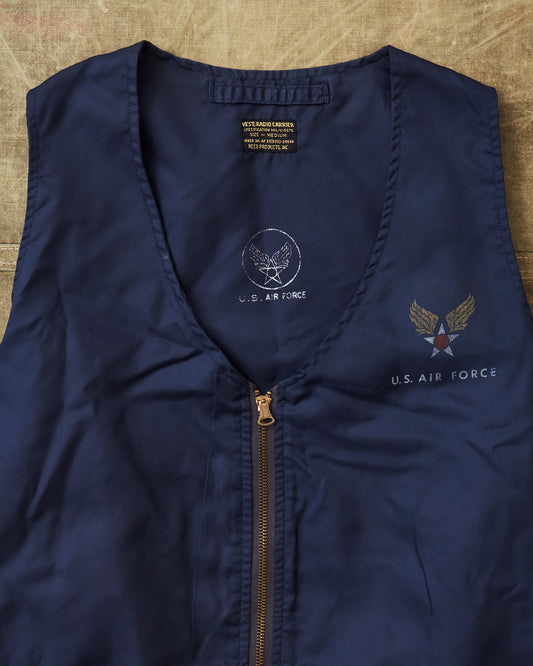 Vintage 50's US Air Force Vest Radio Carrier Size Medium