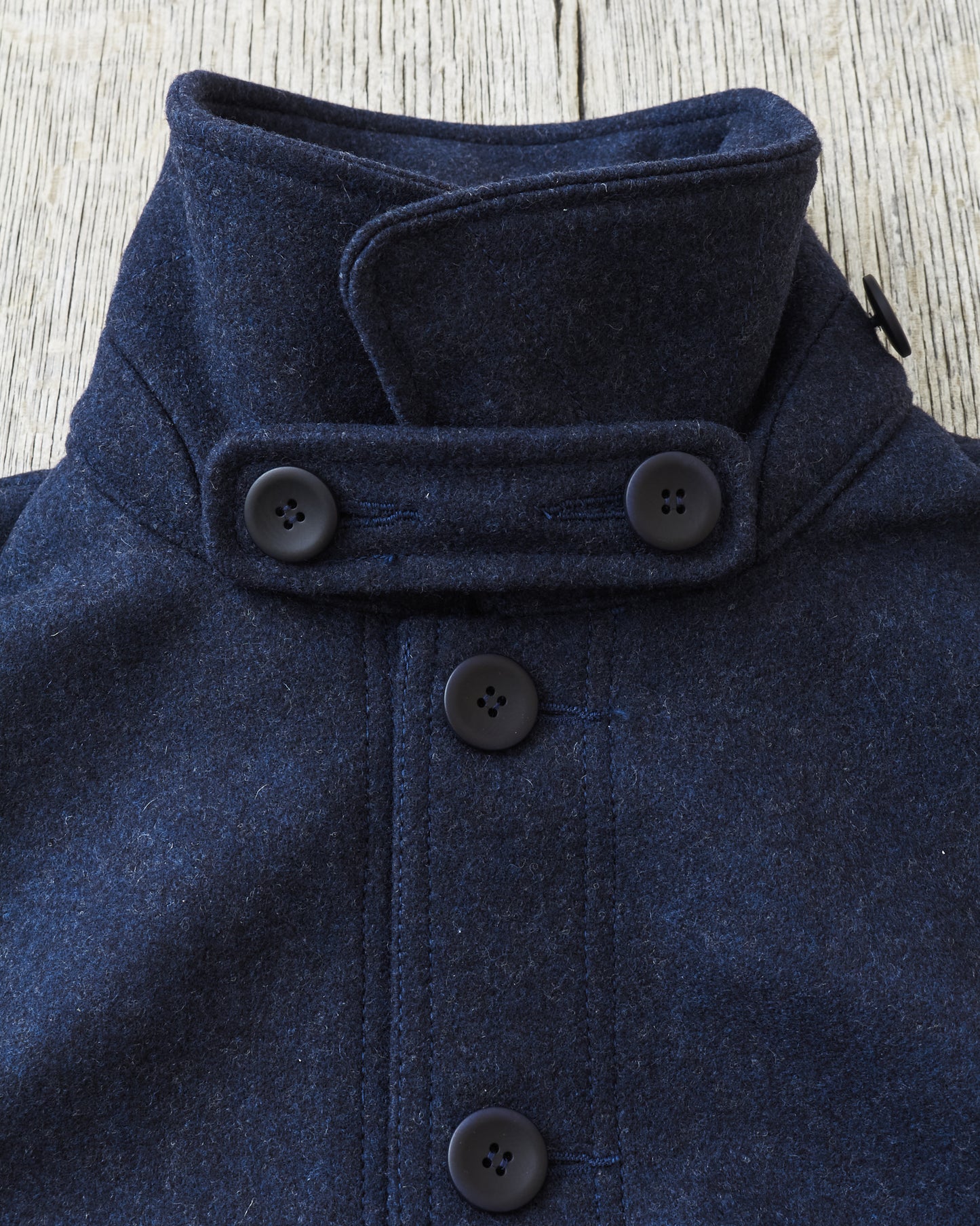 Jernvirke Highwind Felted Wool Jacket Navy