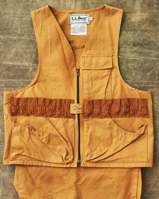 Vintage L.L.Bean 80's Hunting Vest Duck Canvas Size M