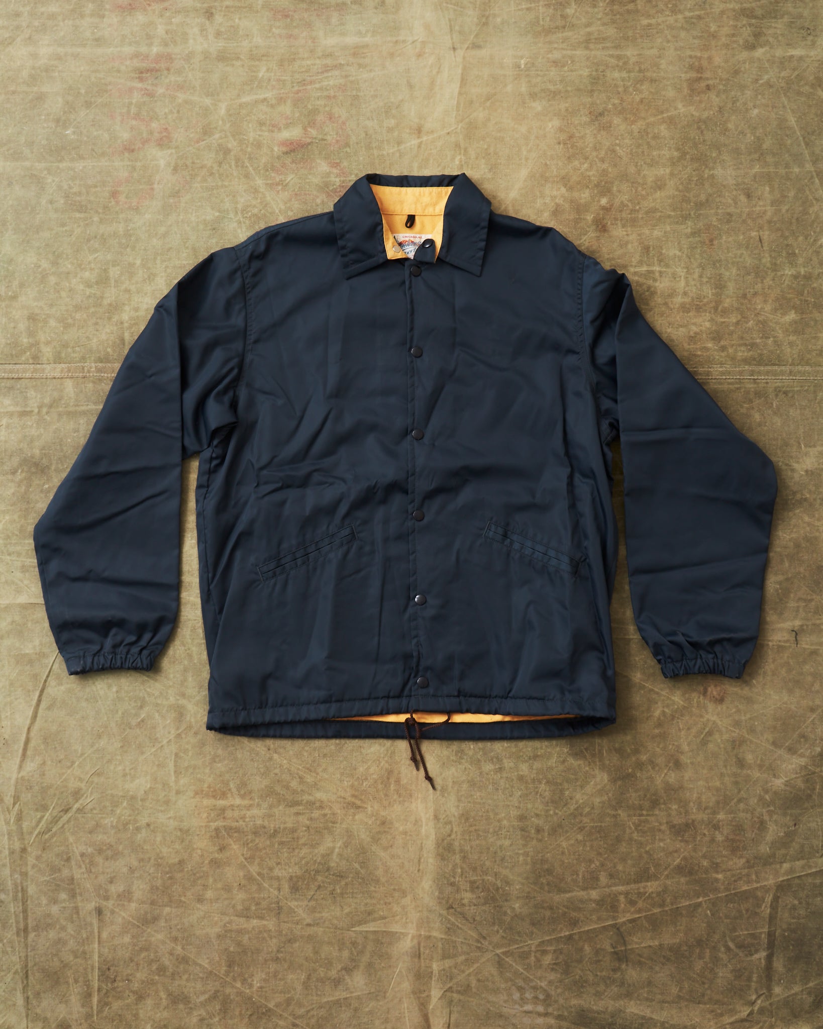 Second Hand Joe McCoy Nylon Coach Jacket Navy Size L – Second Sunrise