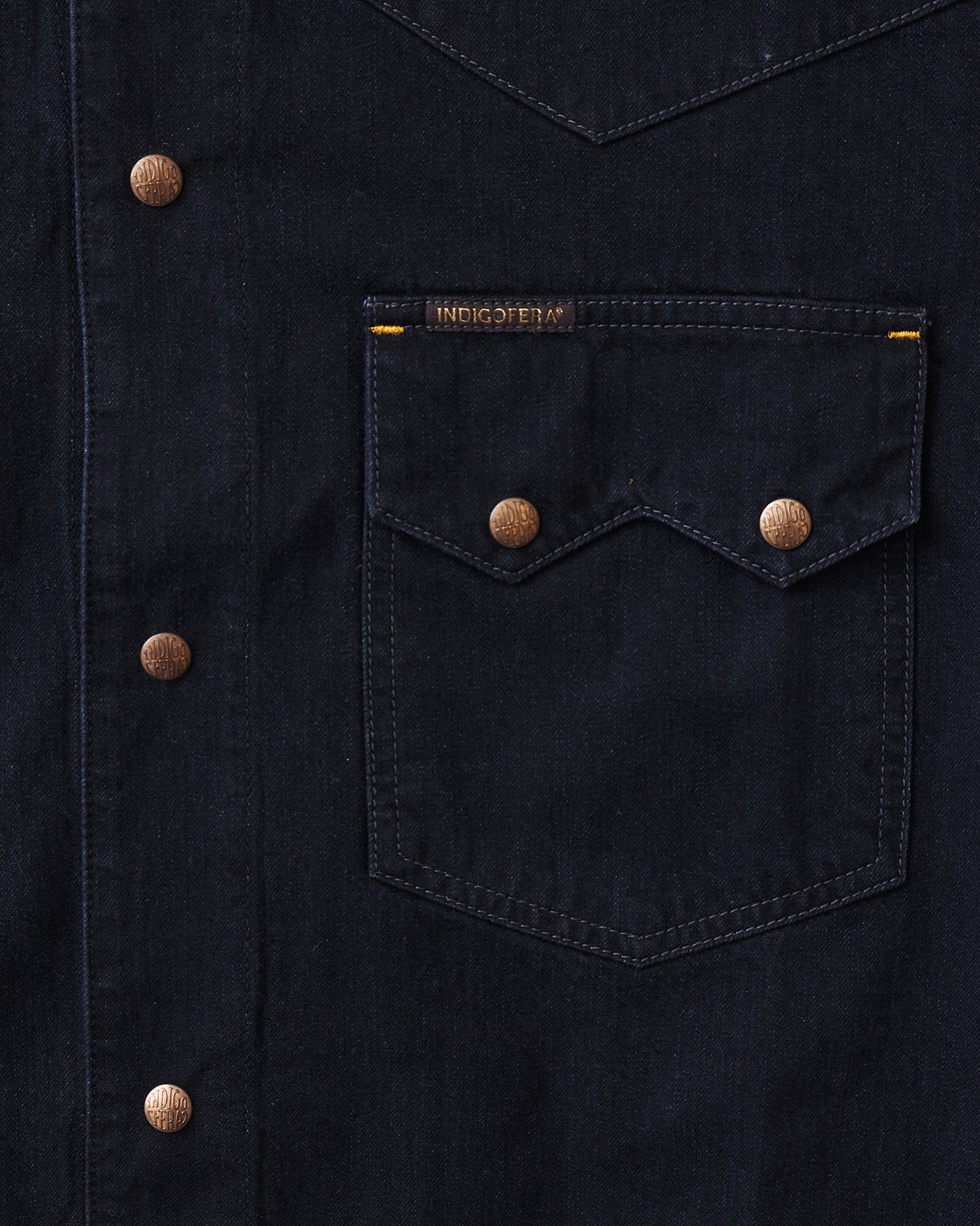 Indigofera Cooper Soot Black Rinsed Denim Jacket