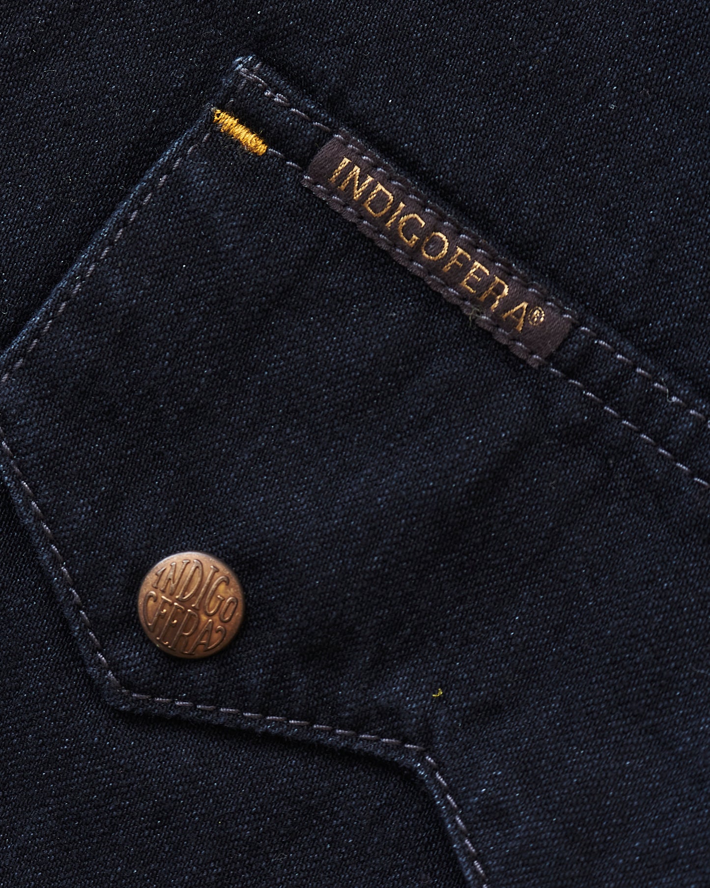Indigofera Cooper Soot Black Rinsed Denim Jacket