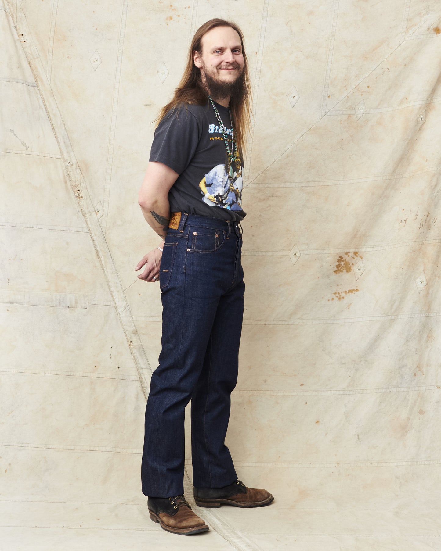 Indigofera Kain Jeans Vintage 70's Denim