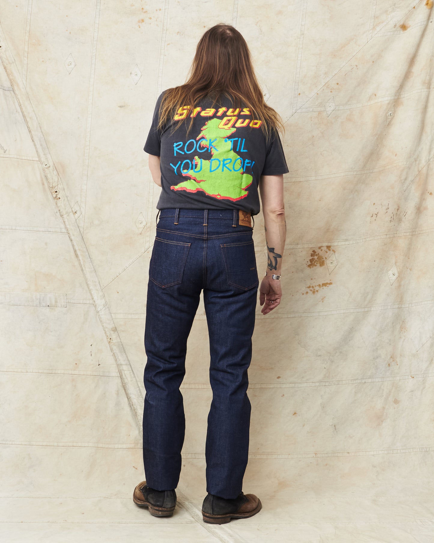 Indigofera Kain Jeans Vintage 70's Denim