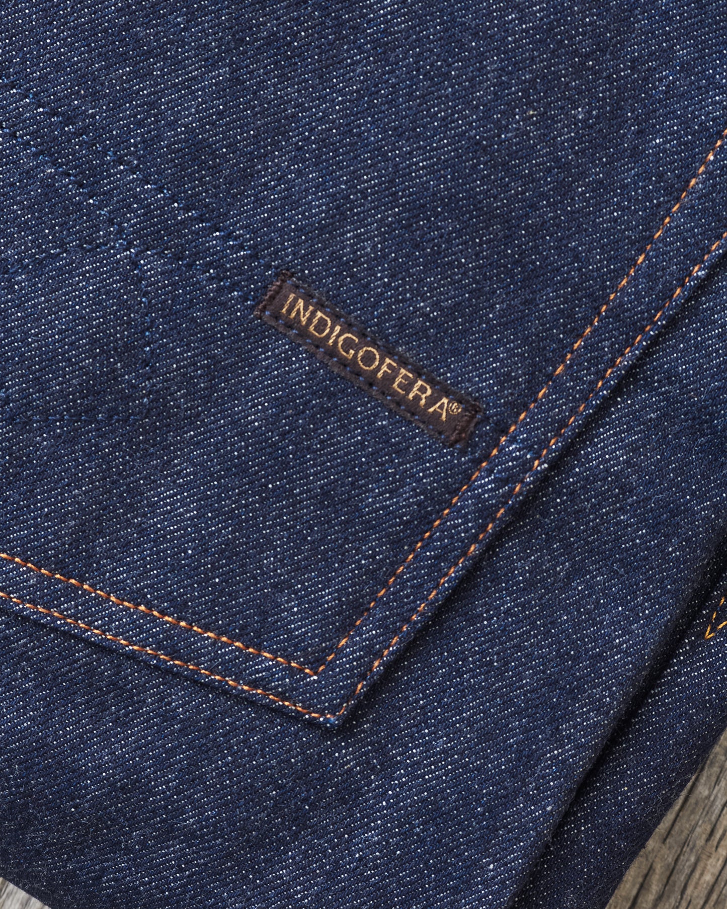 Indigofera Kain Jeans Vintage 70's Denim