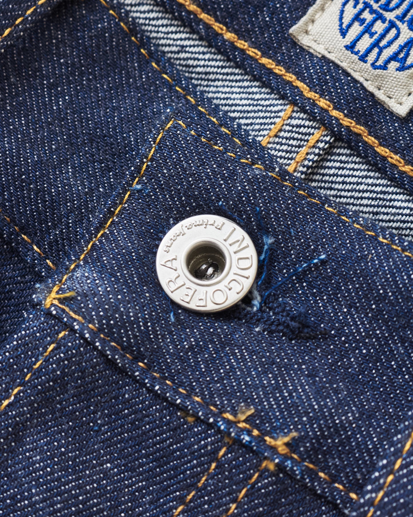 Indigofera Kain Jeans Vintage 70's Denim