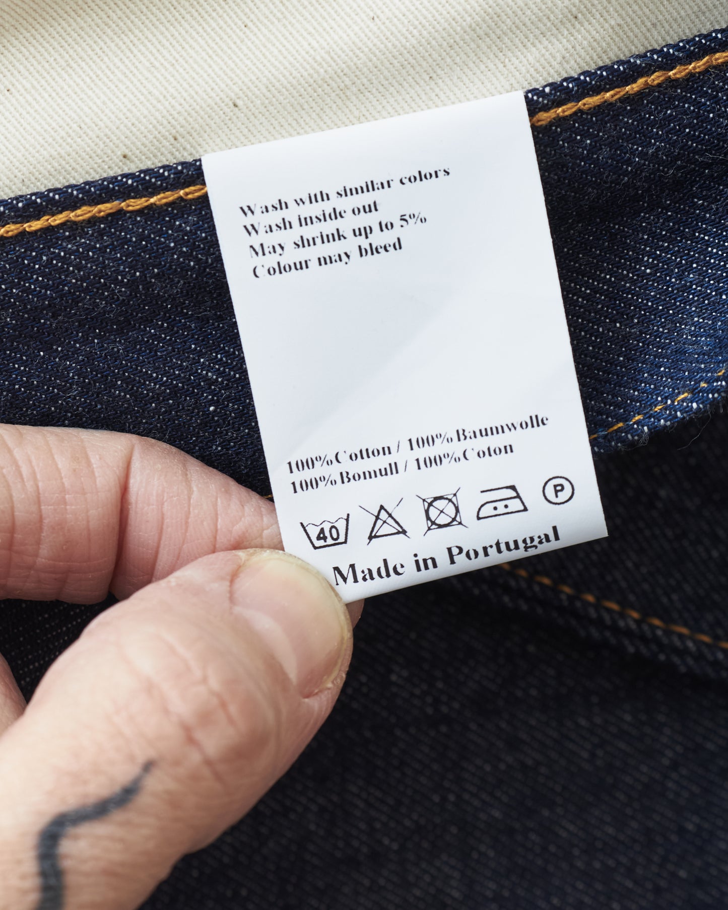 Indigofera Kain Jeans Vintage 70's Denim