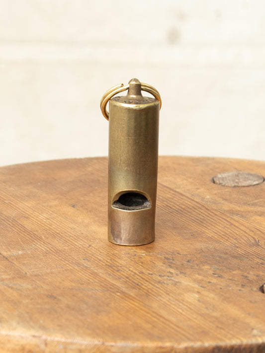 Tender Lost Wax Cast Brass Guard's Whistle