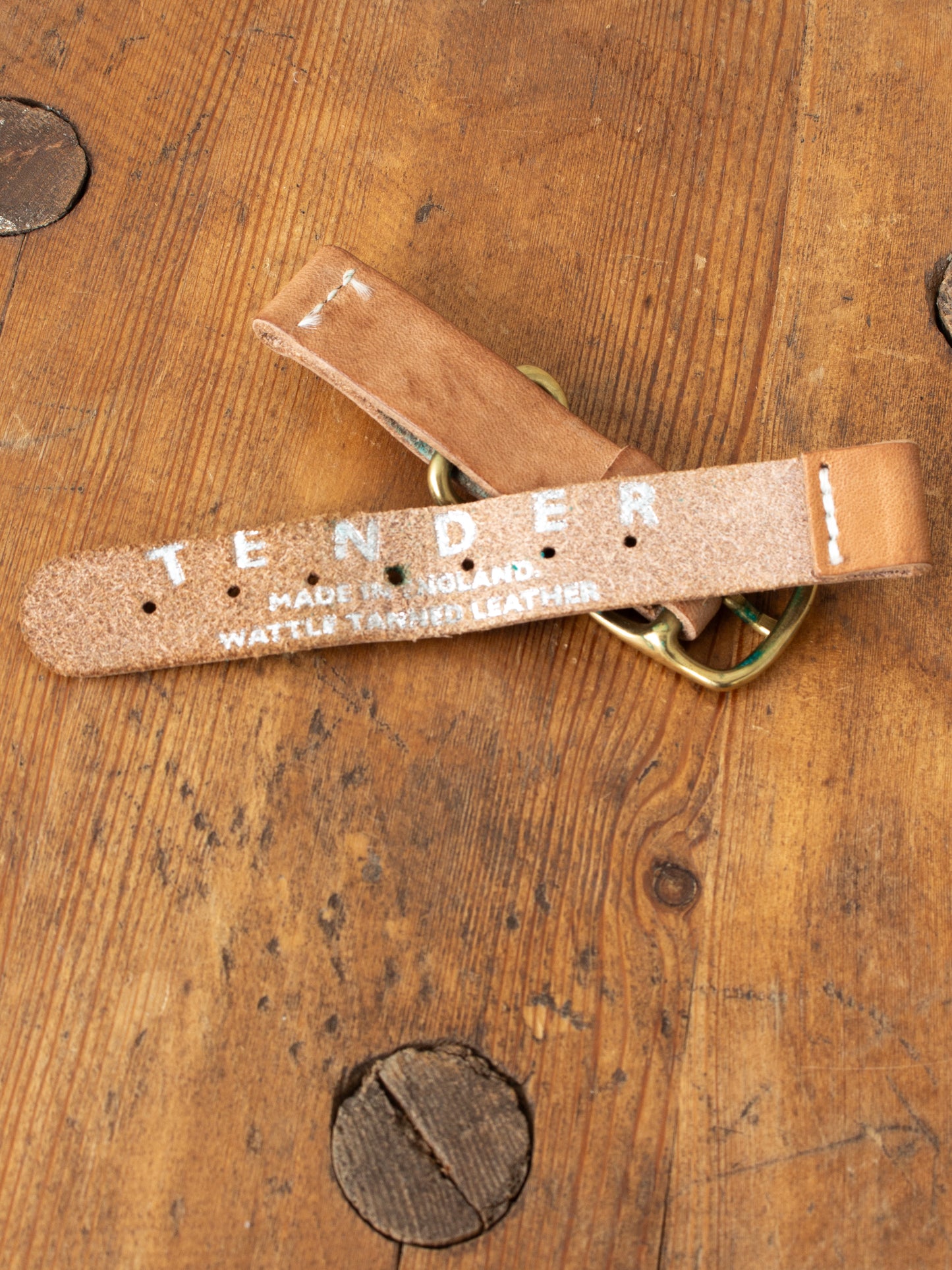 Tender Bark Tanned Two Piece Watch Strap 18 mm
