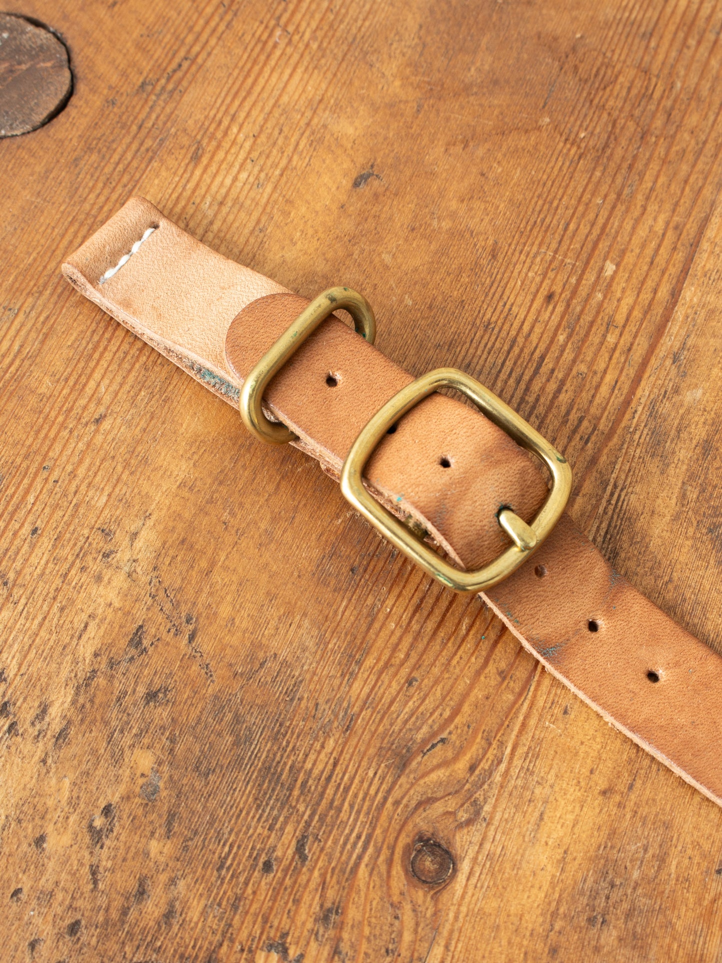 Tender Bark Tanned Two Piece Watch Strap 18 mm