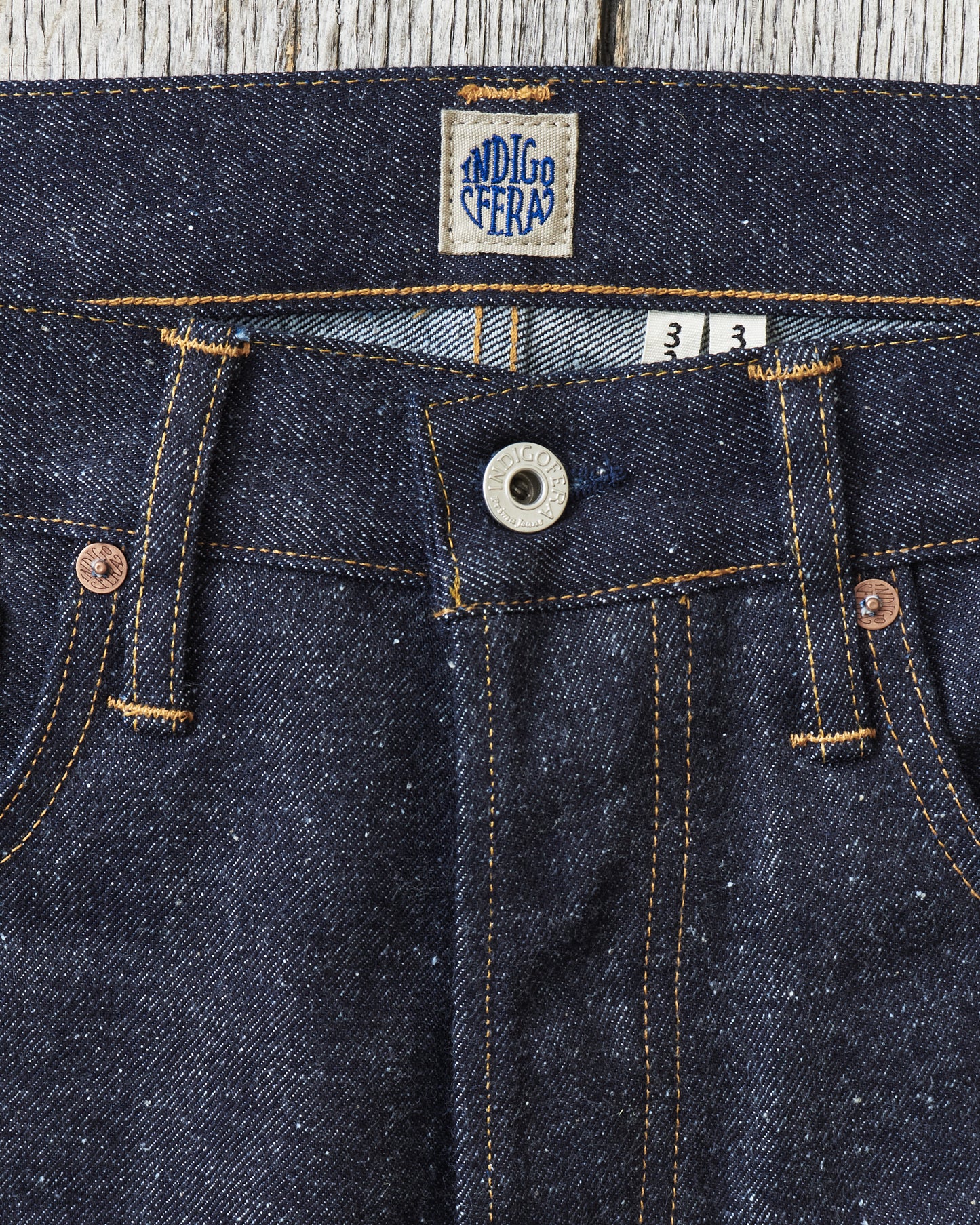 Indigofera Kain Jeans Kobakama Wolly Denim