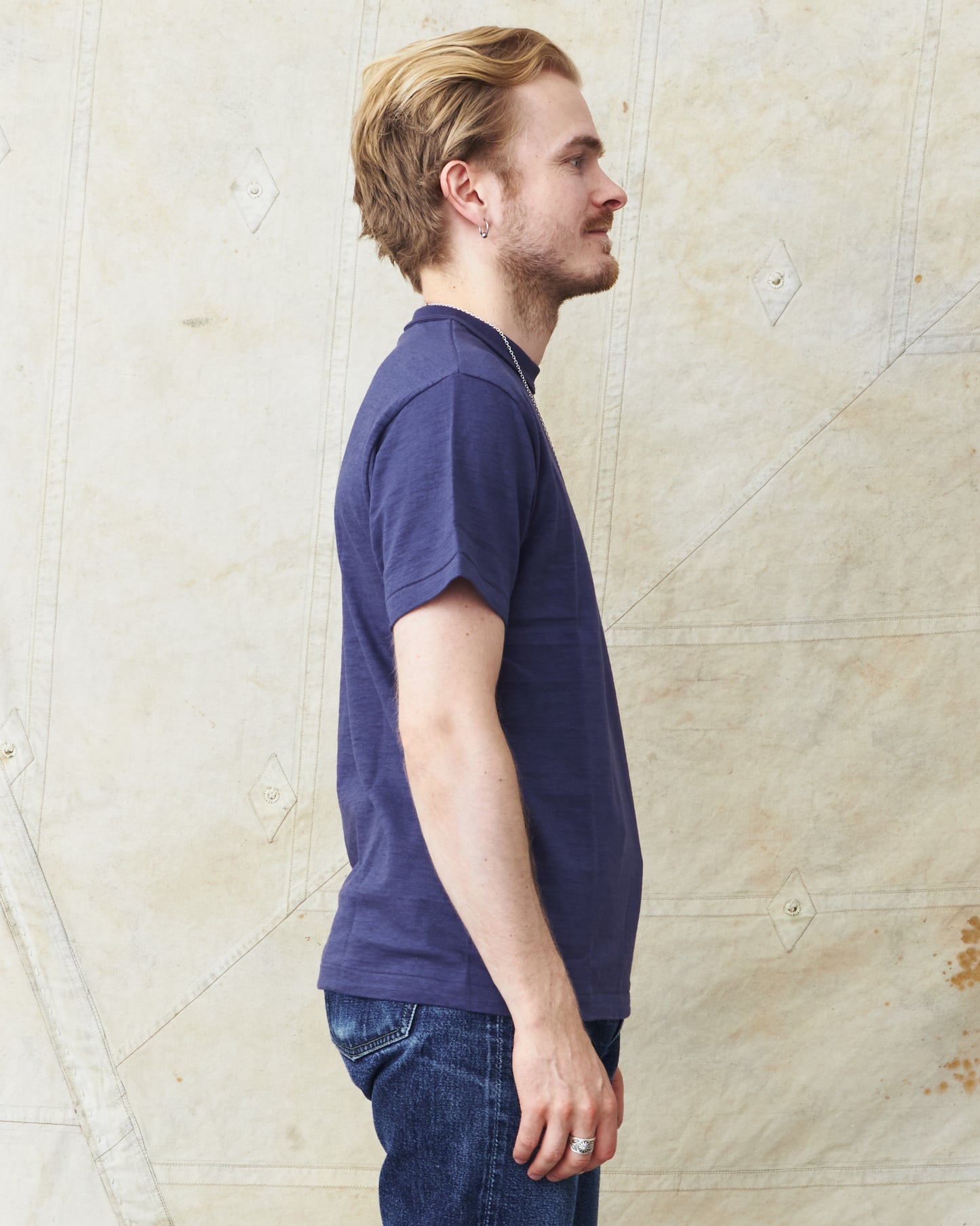 Warehouse & Co. Lot 4601 Plain T-shirt Navy