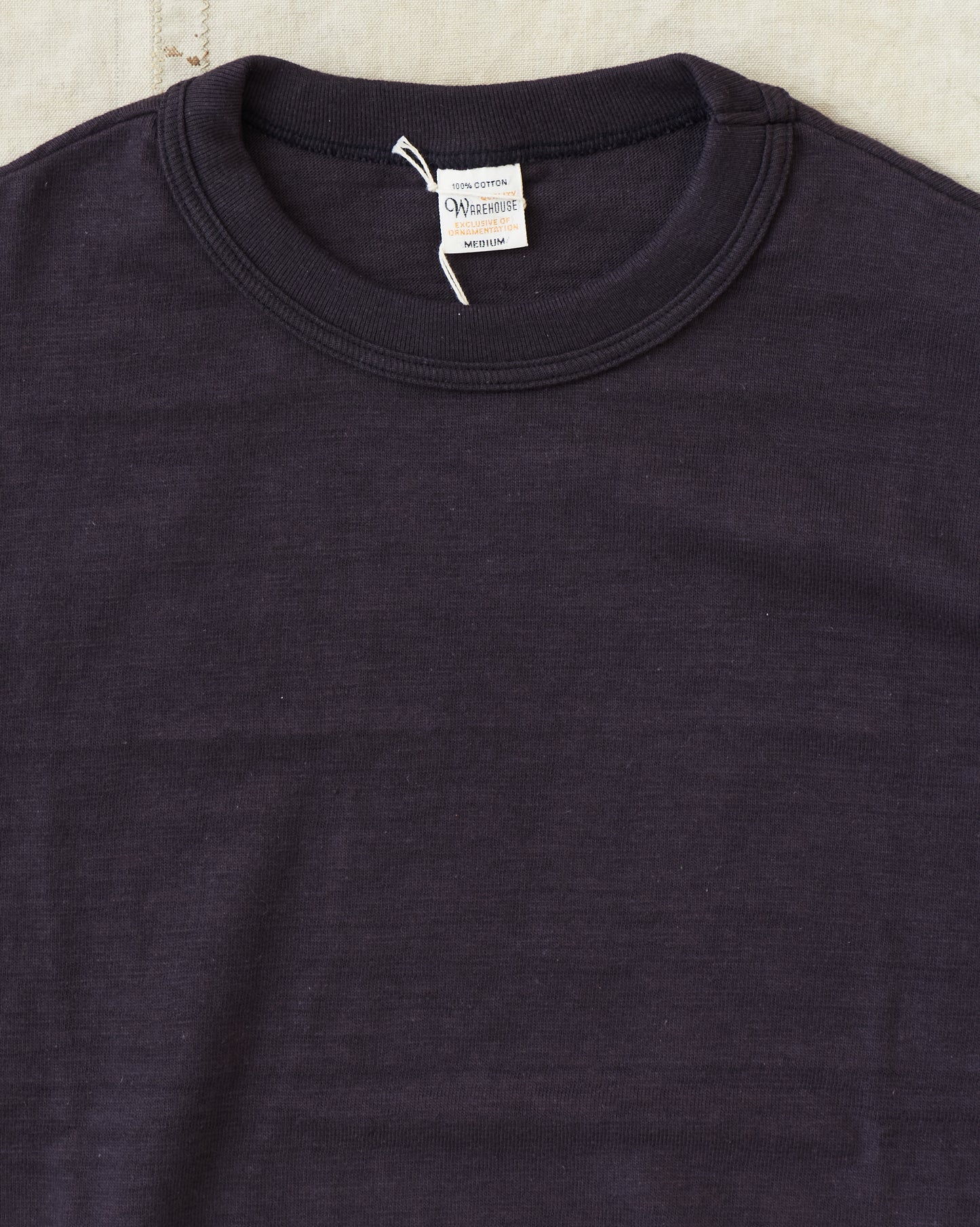 Warehouse & Co. Lot 4601 Plain T-shirt Sumikuro (Black)