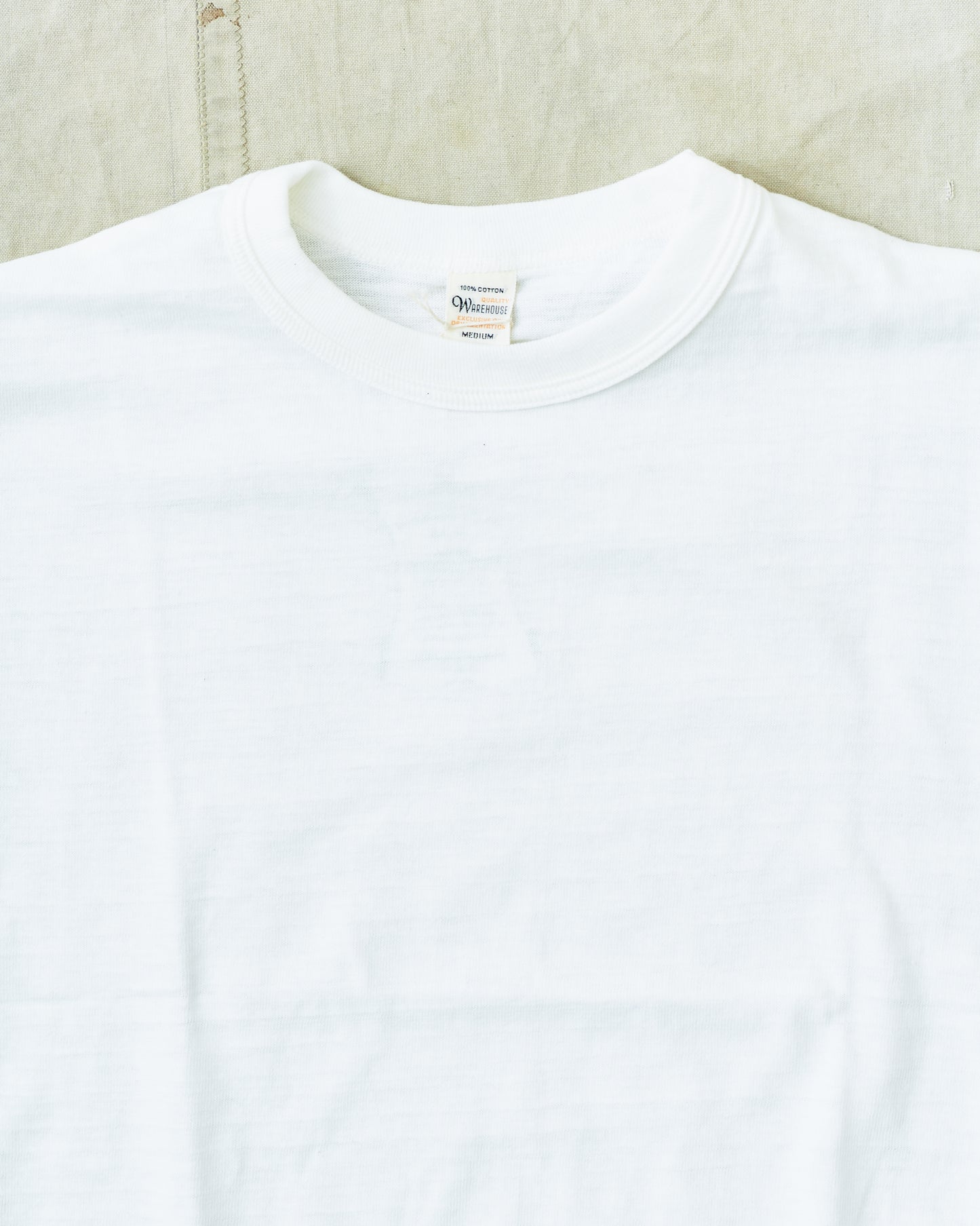Warehouse & Co. Lot 4601 Plain T-shirt Off White