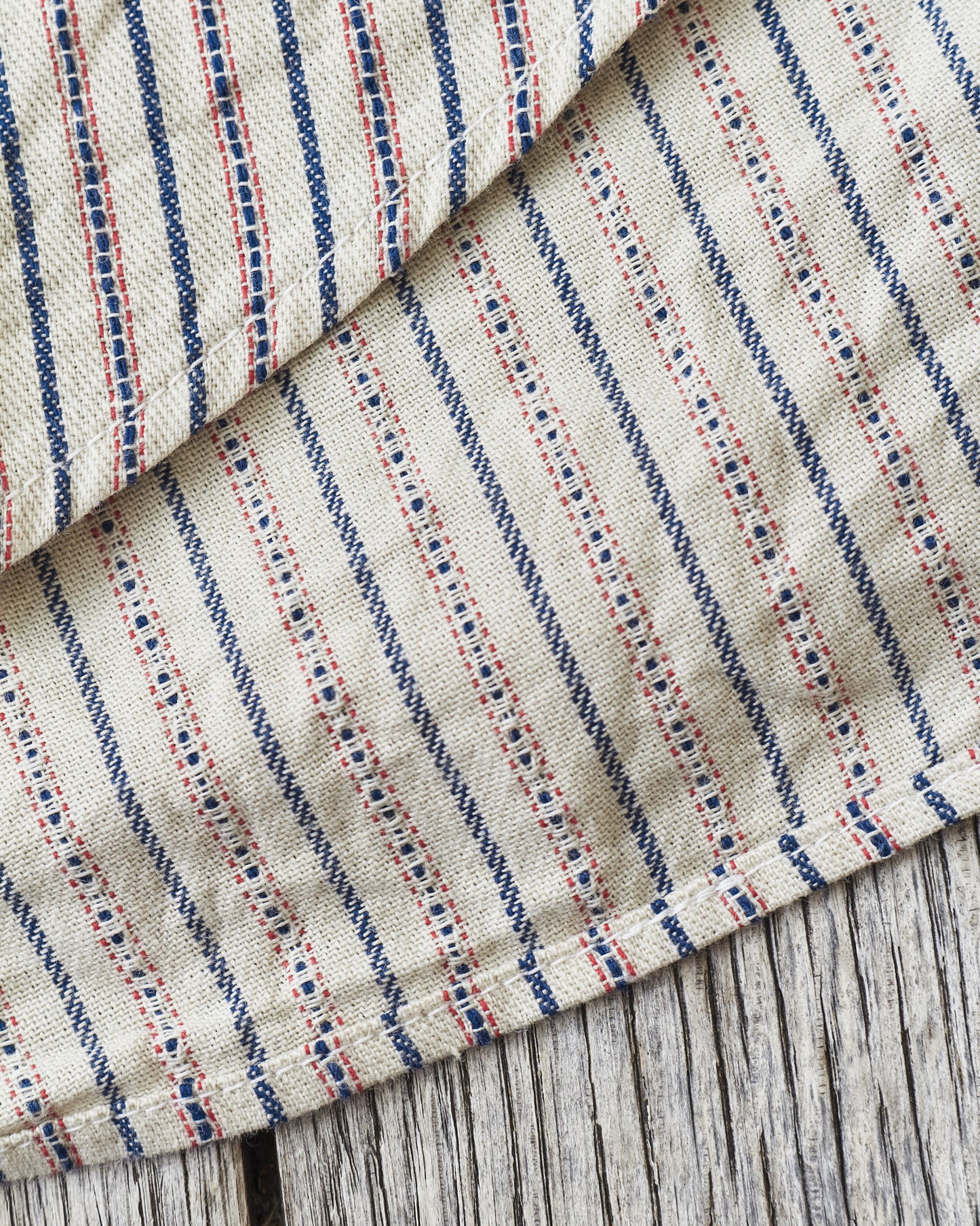 Sugar Cane & Co Dobby Stripe Work Shirt SC29146