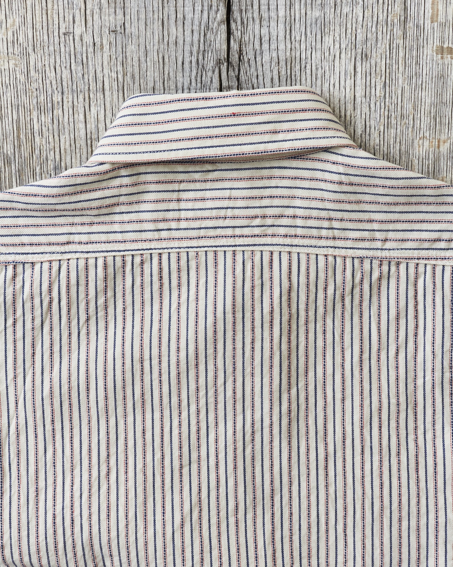 Sugar Cane & Co Dobby Stripe Work Shirt SC29146
