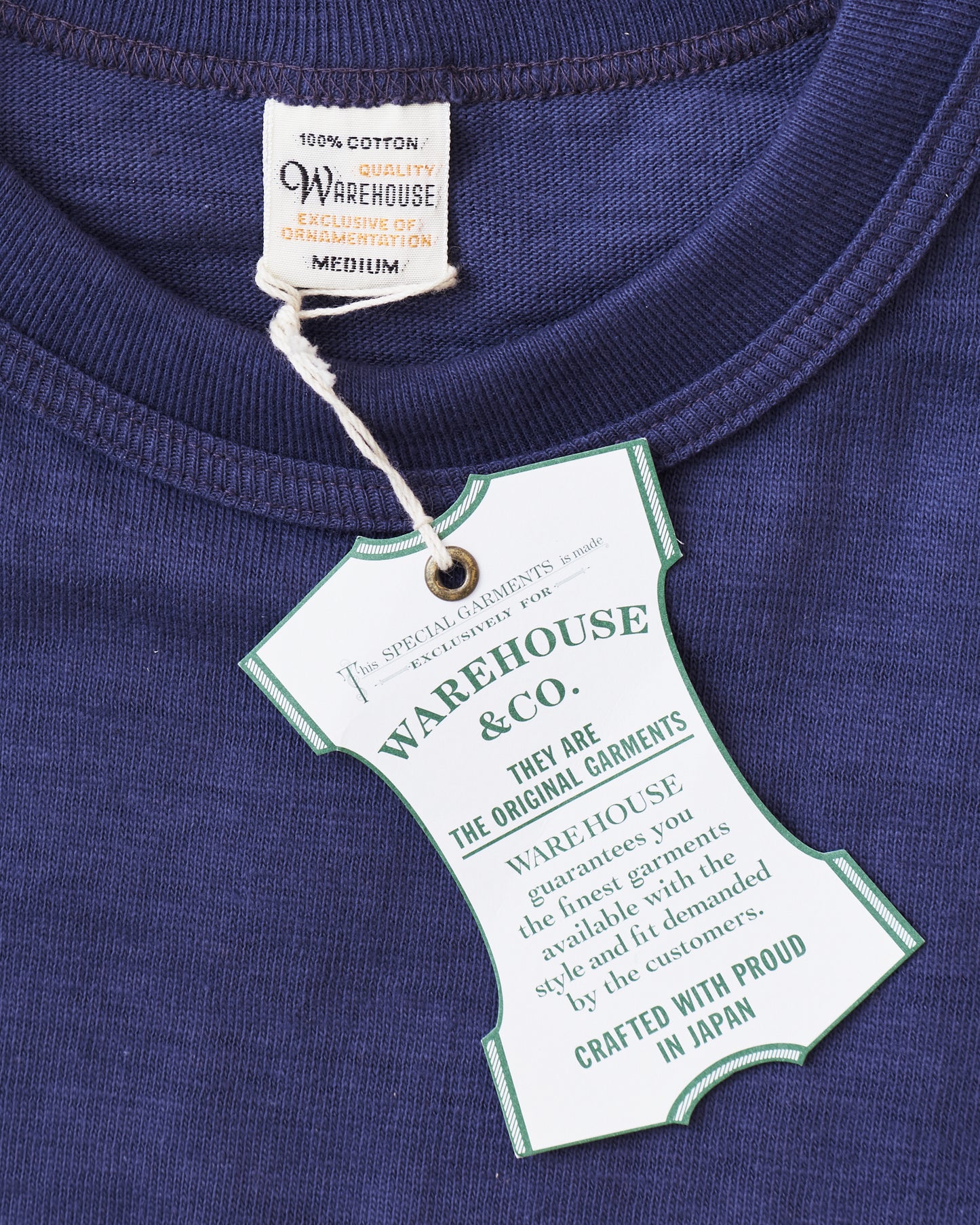 Warehouse & Co. Lot 4601 Plain T-shirt Navy