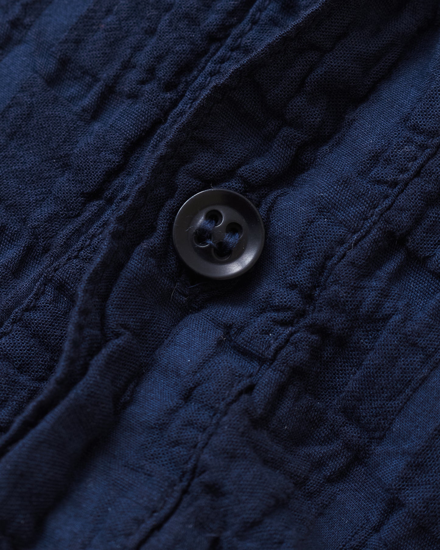 Tender 469 Short Sleeve Flipped Collar Shirt Airbag Cambric Hadal Blue