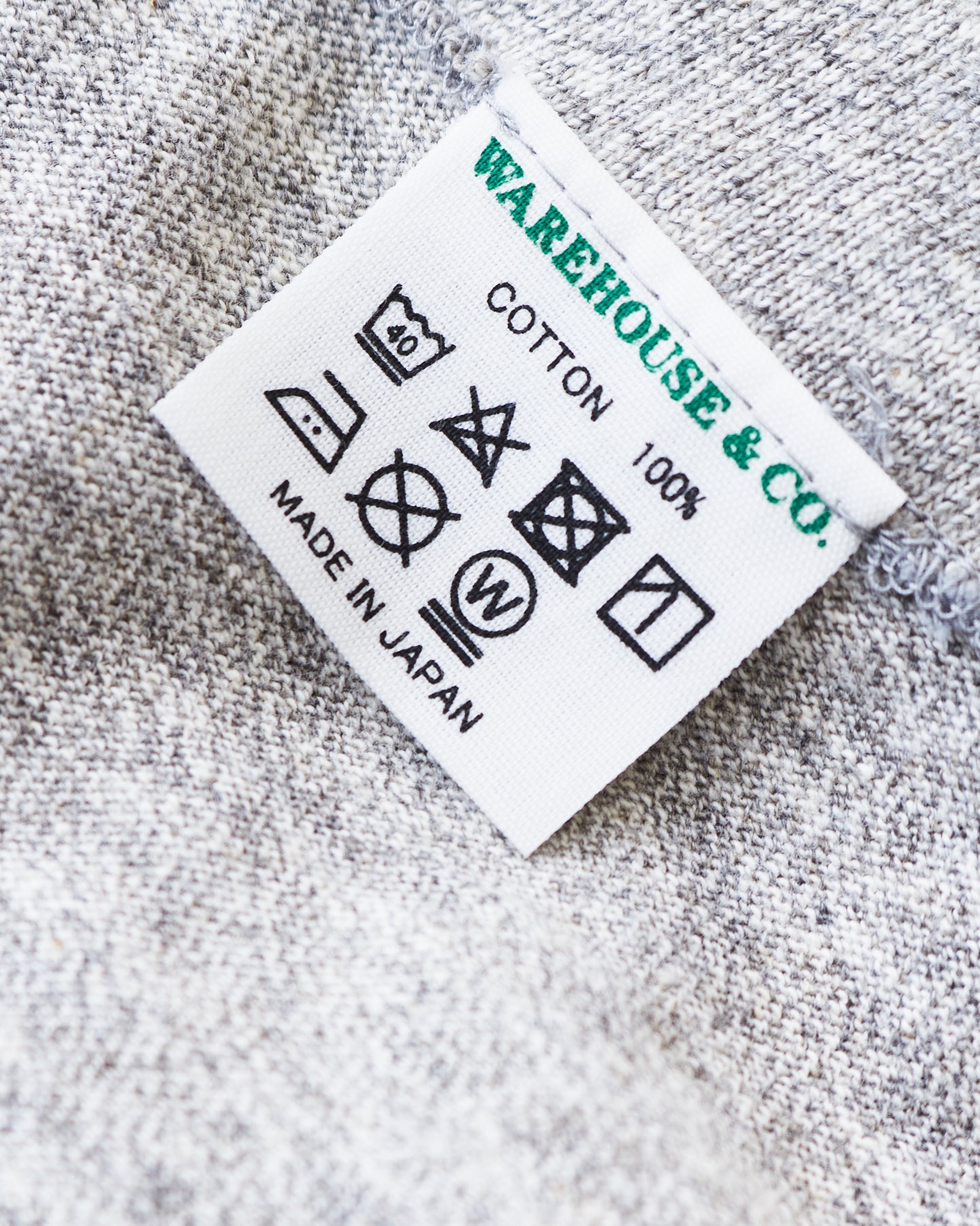 Warehouse & Co Lot. 4059 Ringer T-shirt Grey / Sumikuro