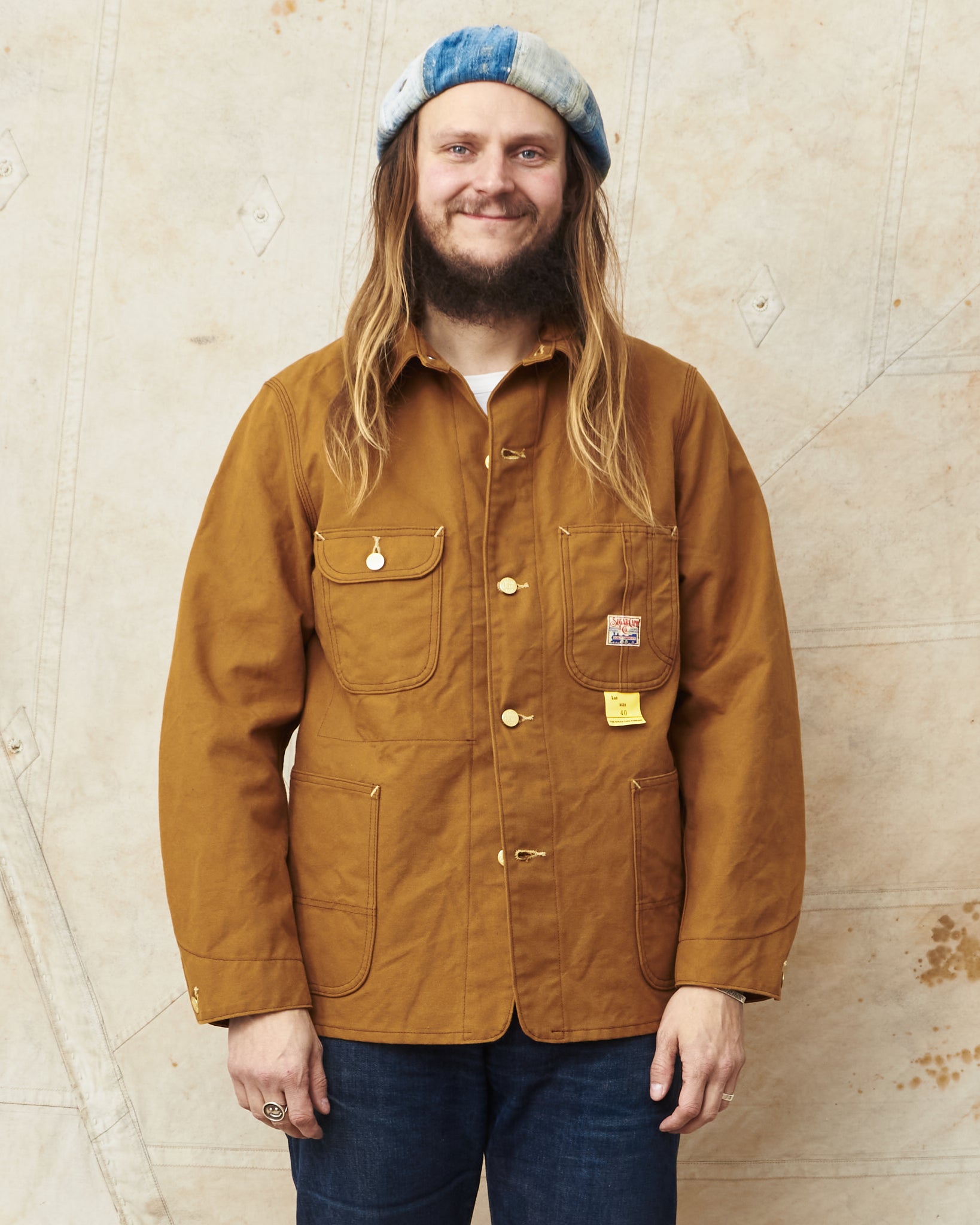 Sugar Cane & Co. 13oz. Brown Duck Work Coat SC15657 – Second Sunrise