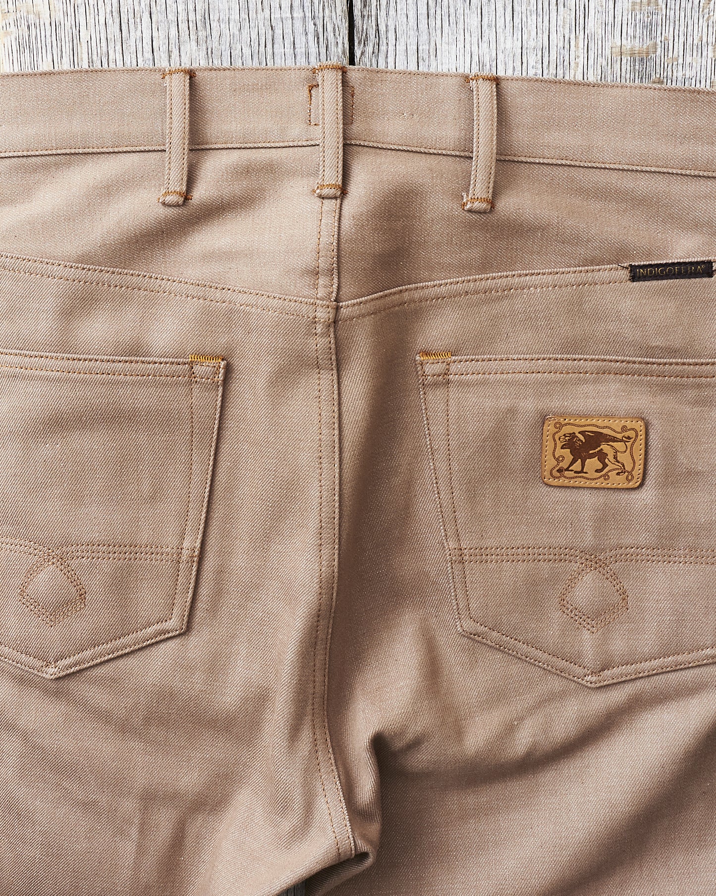 Indigofera Wyatt Jeans Khaki Dusk Denim
