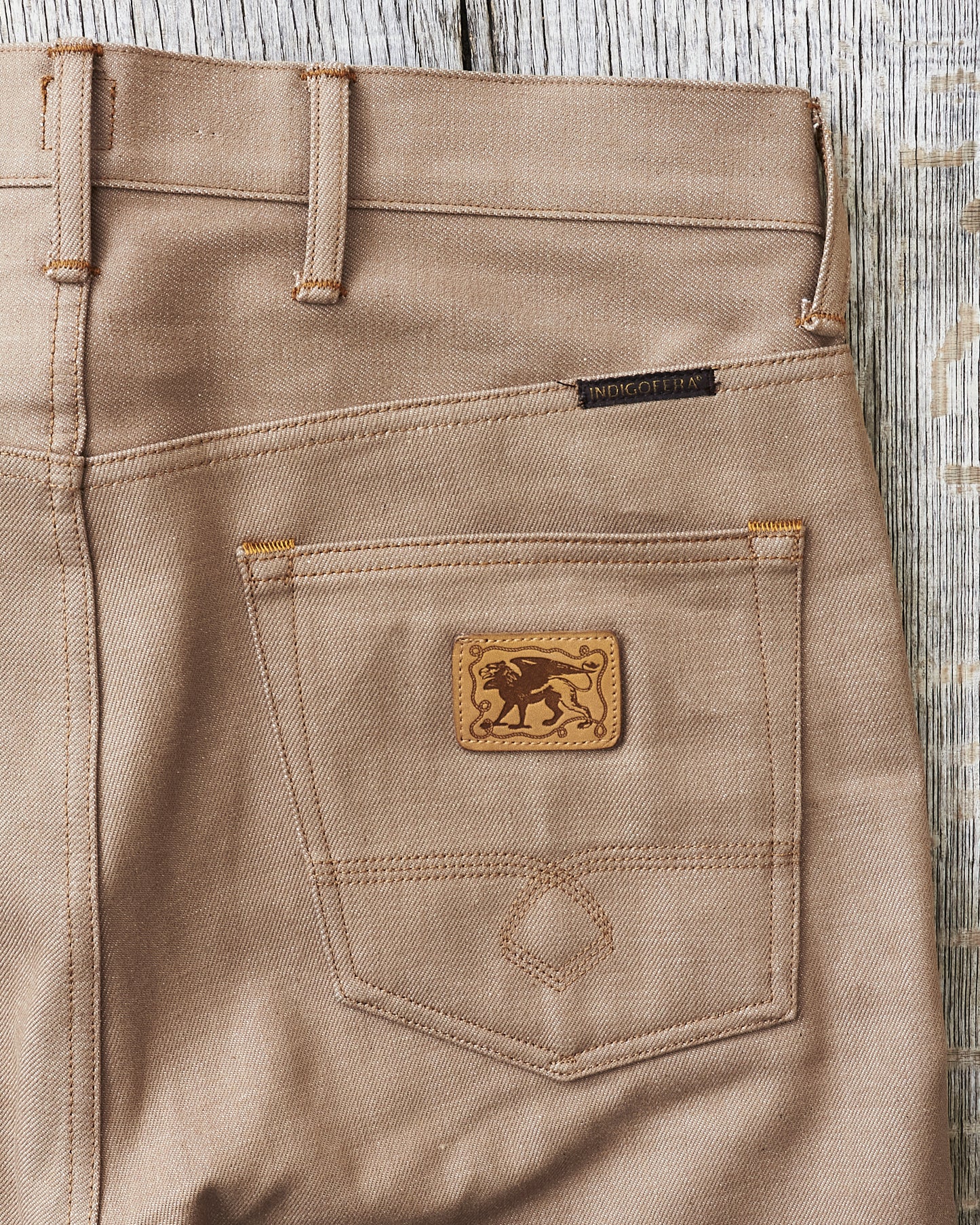 Indigofera Wyatt Jeans Khaki Dusk Denim