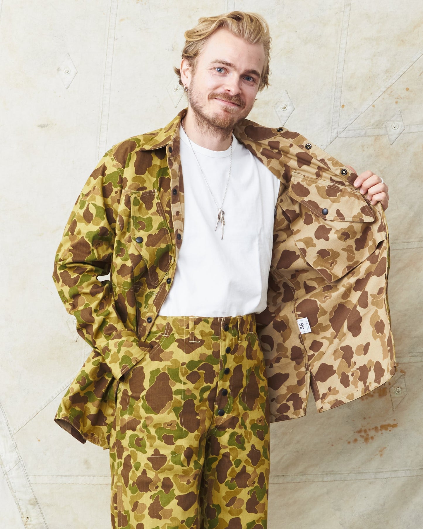 Warehouse & Co Lot 2193 USMC Parachutist Utility Jacket Frog Skin Camo