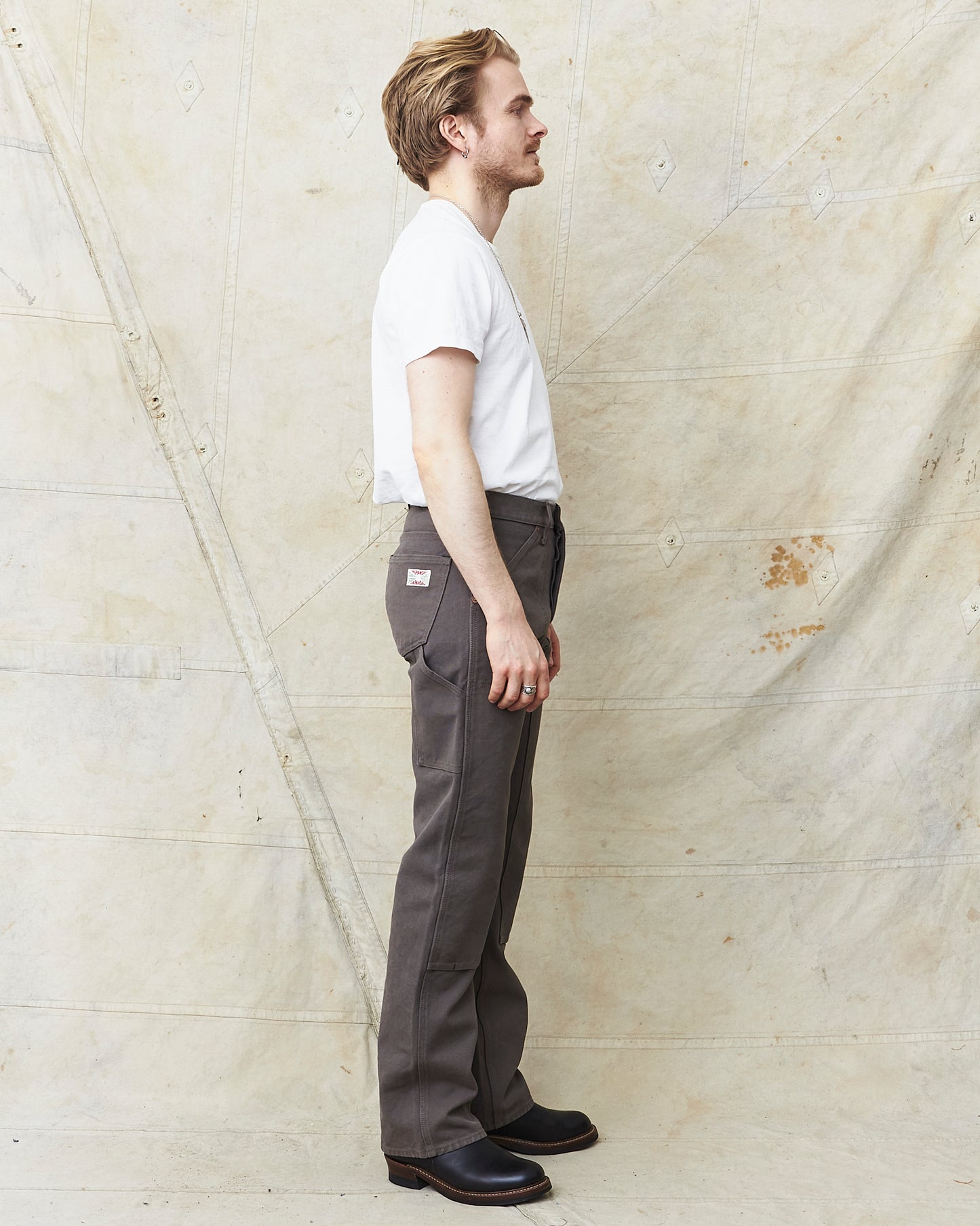 Indigofera Wendell Pants Smithson Canvas Warm Gray