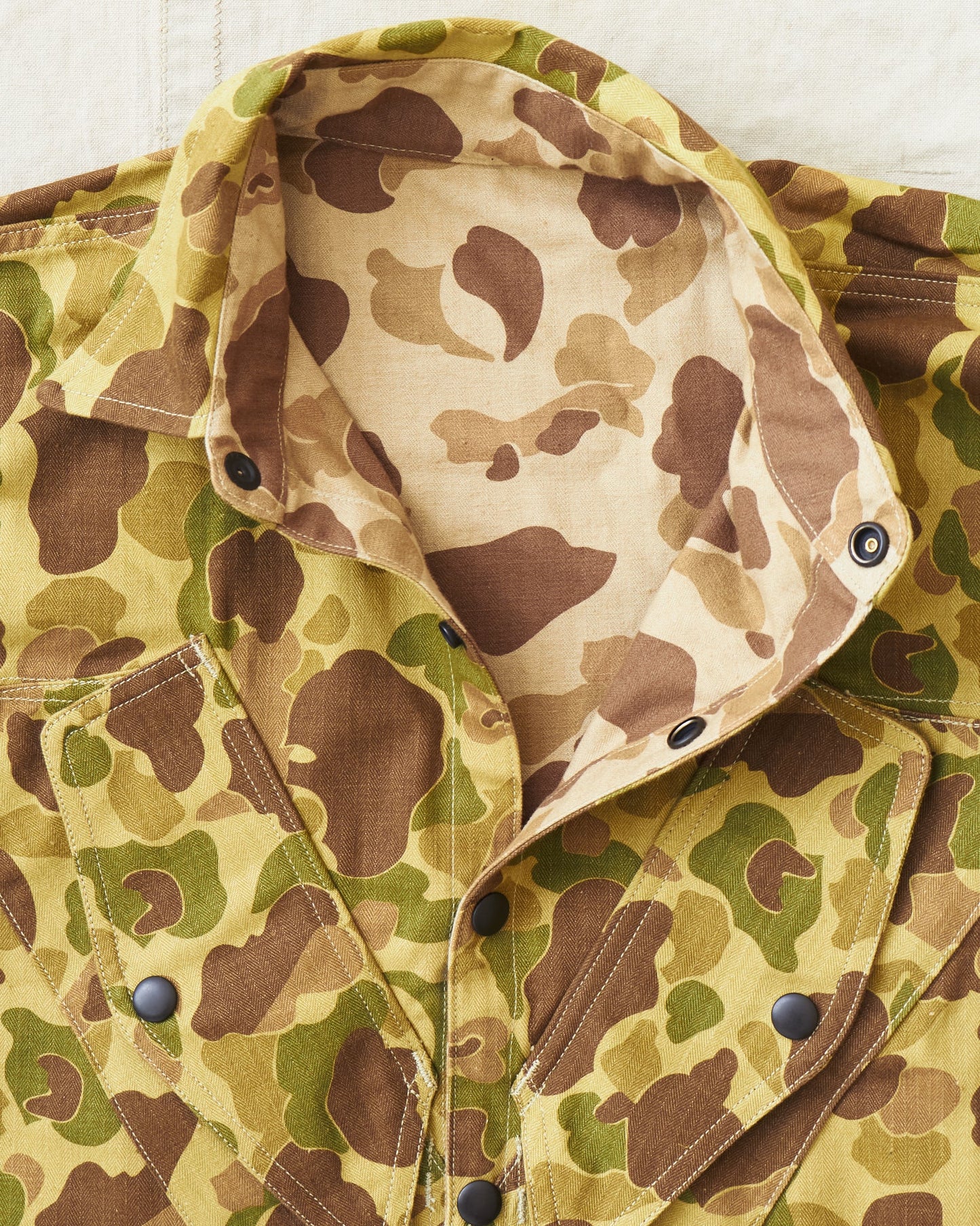 Warehouse & Co Lot 2193 USMC Parachutist Utility Jacket Frog Skin Camo