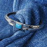 Larry Smith Turquoise Ft Bangle BR-0162