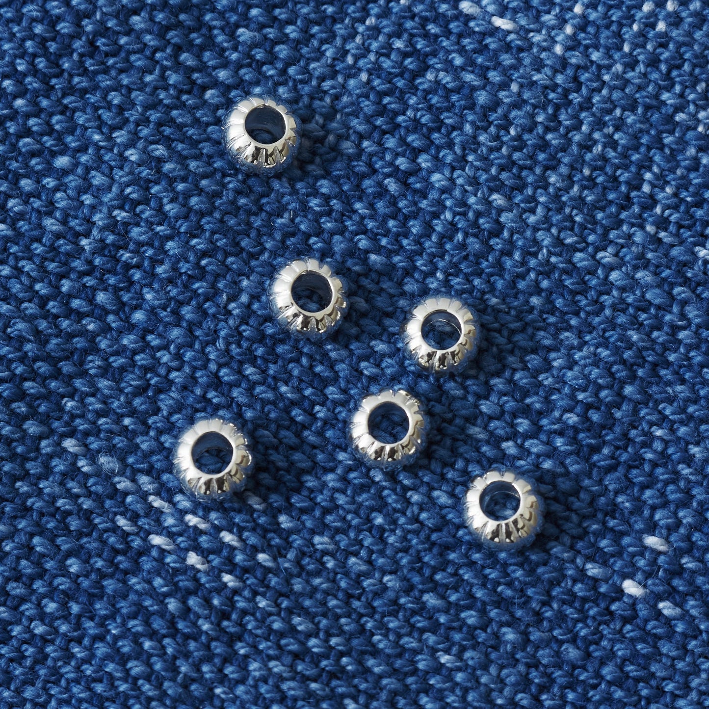 Larry Smith Silver Shell Bead OT-B0002