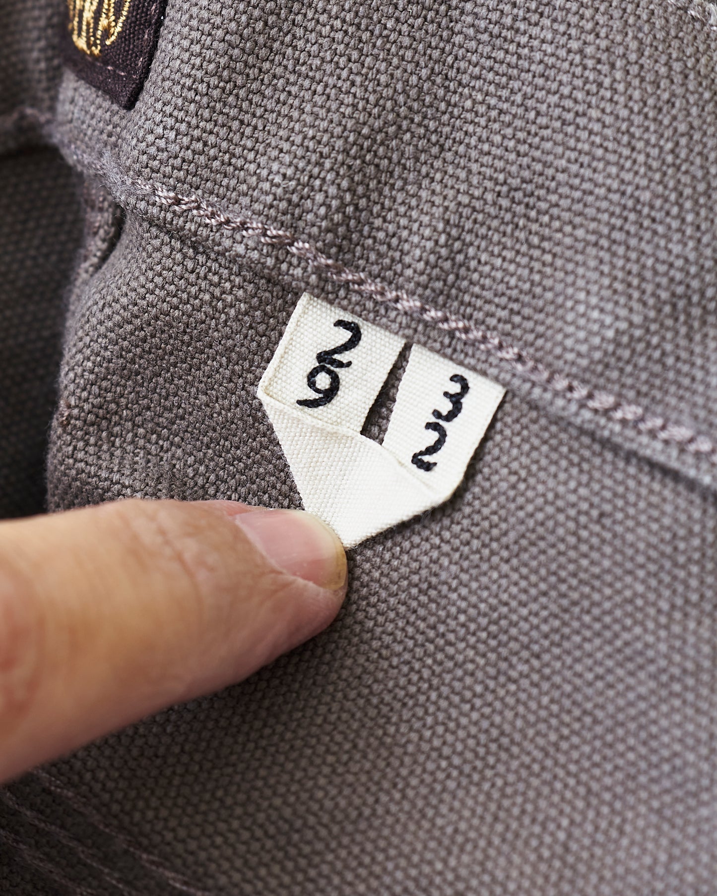 Indigofera Wendell Pants Smithson Canvas Warm Gray
