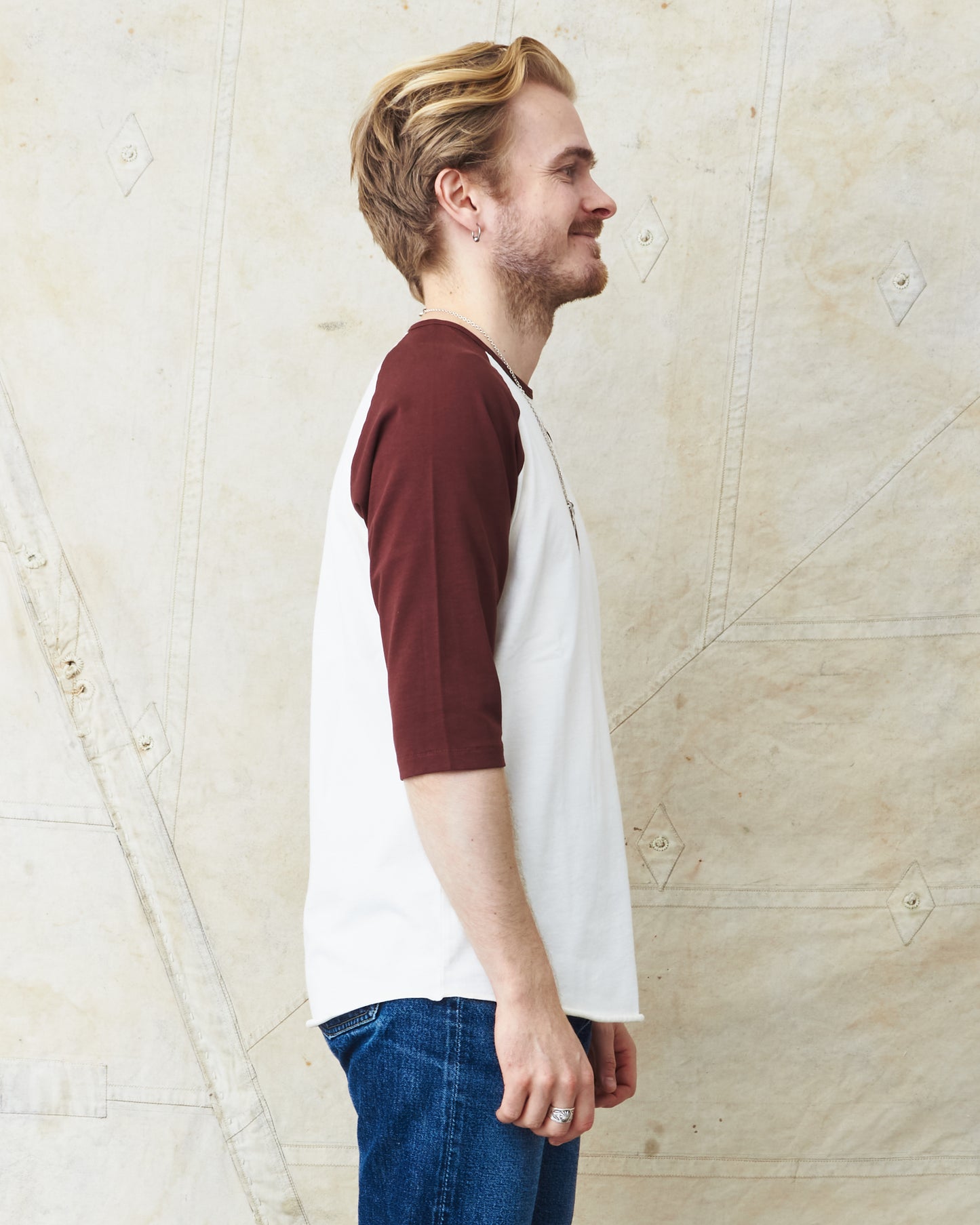 Indigofera Leon Raglan Sweater Cocatoo / Sassafras