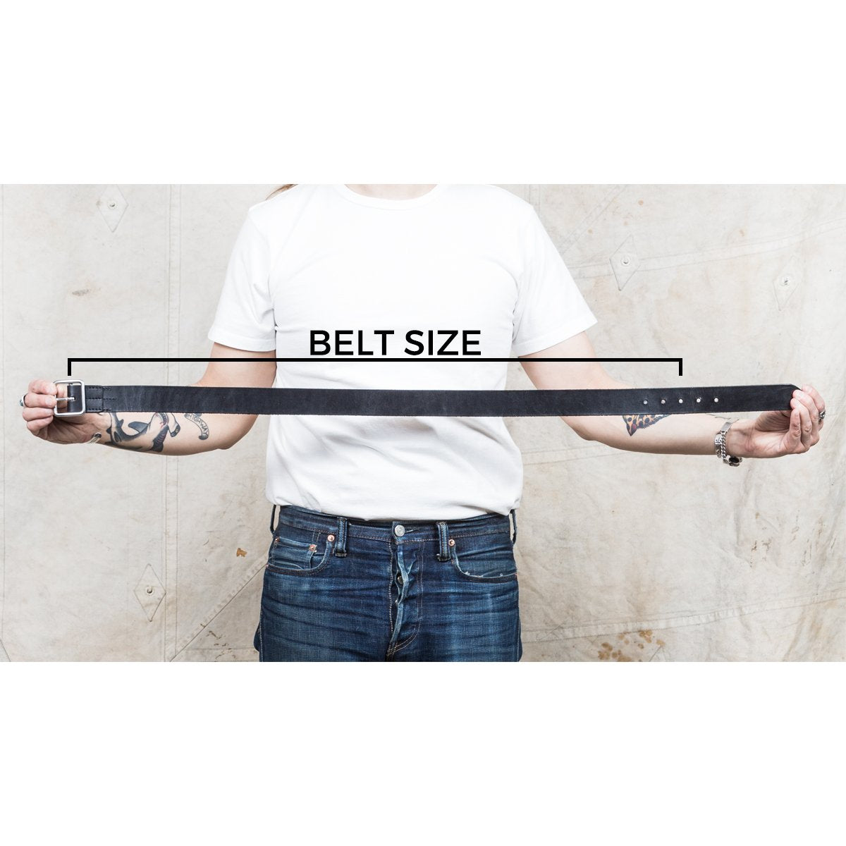 Sugar Cane & Co. Garrison Natural Leather Belt SC02320