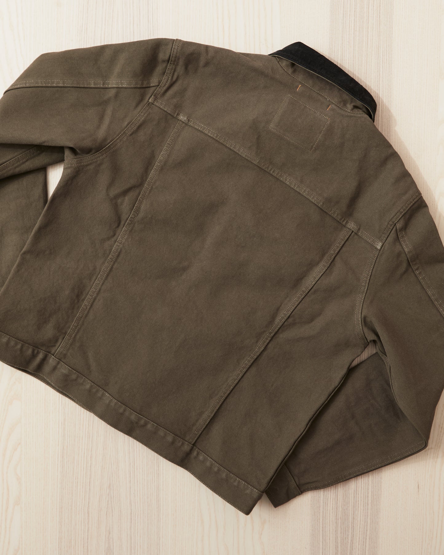 Indigofera Fargo Quarter Jacket Smithson Canvas Dark Olive