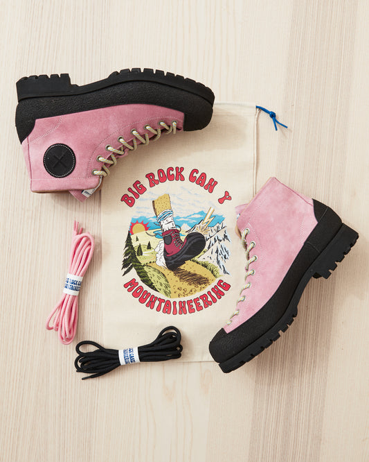 Big Rock Candy Mountaineering El Cap Suede Boot - Strawberry Milk