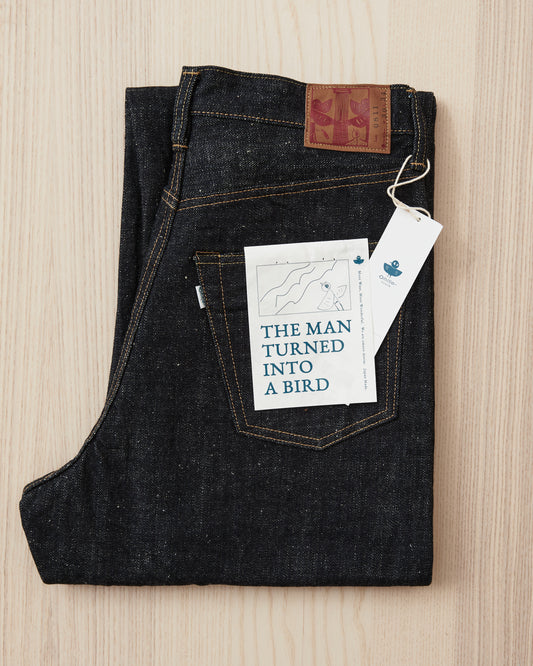 Omoto Denim 0811 15,5oz Slub-nep Denim Loose Fit Jeans