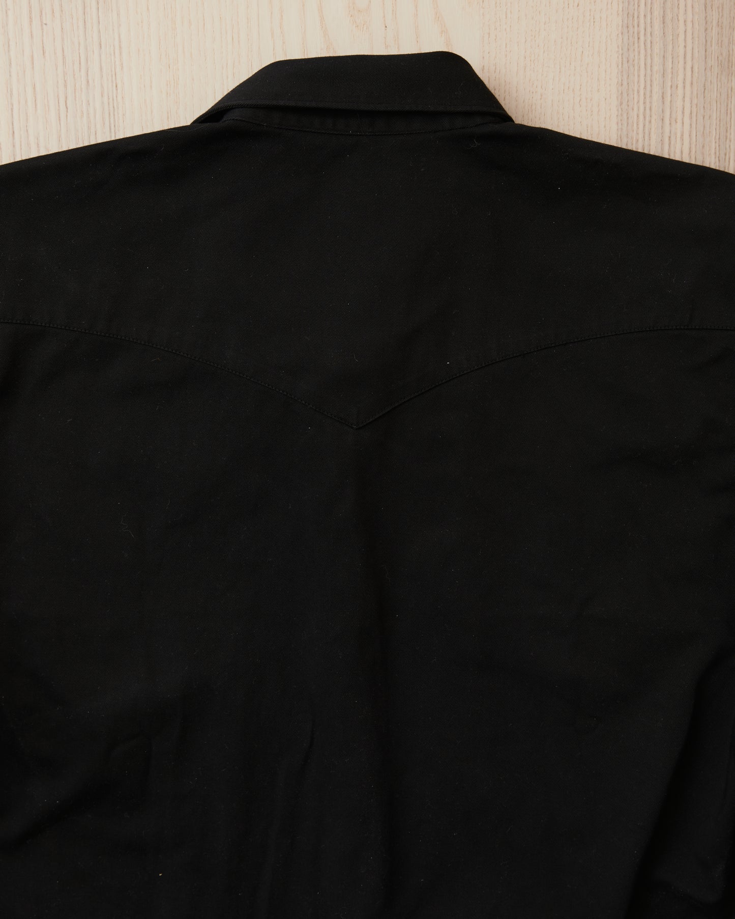 Indigofera Sideras Cotton Twill Shirt Black