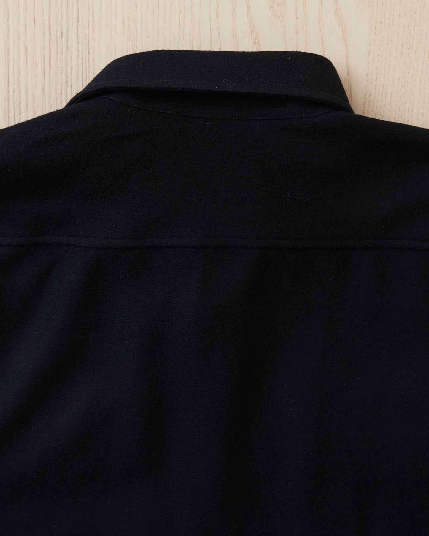 Indigofera Iconic Wool Shirt Dark Navy