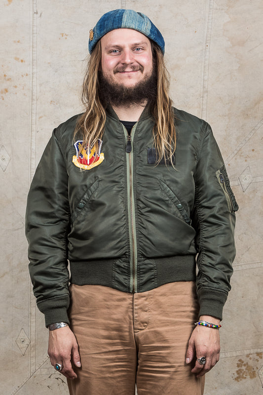 Vintage 1968 Alfa Industries USAF L-2B Flight Jacket Medium